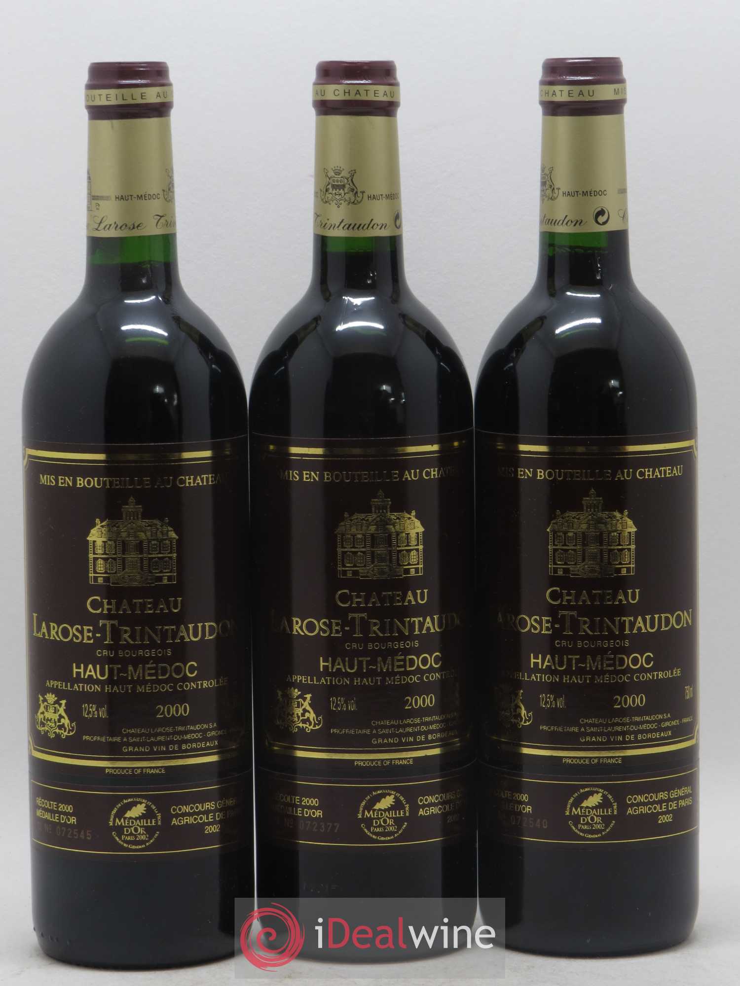 Château Larose Trintaudon Cru Bourgeois 2000 - Lot de 12 bouteilles - 3