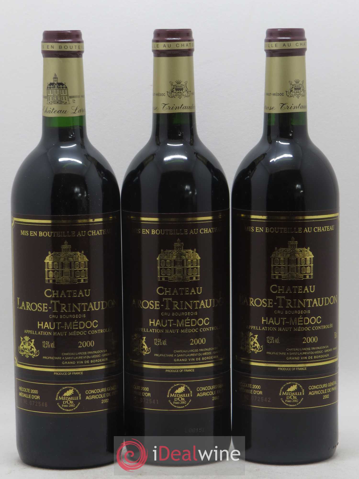 Château Larose Trintaudon Cru Bourgeois 2000 - Lot de 12 bouteilles - 4