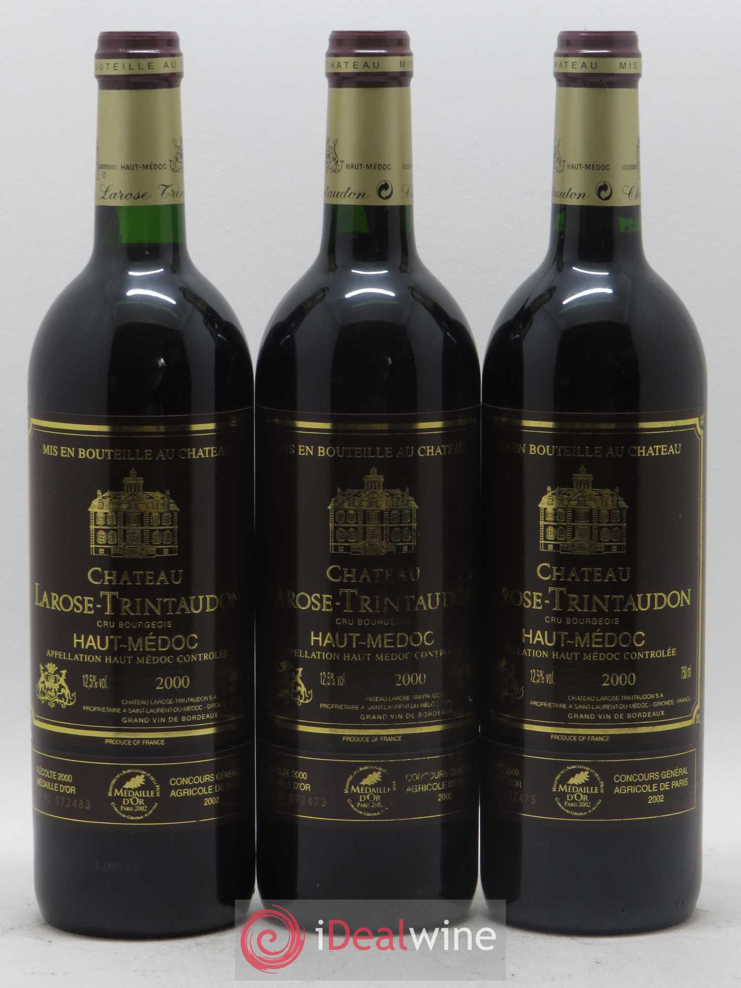 Château Larose Trintaudon Cru Bourgeois 2000 - Lot de 6 bouteilles - 2