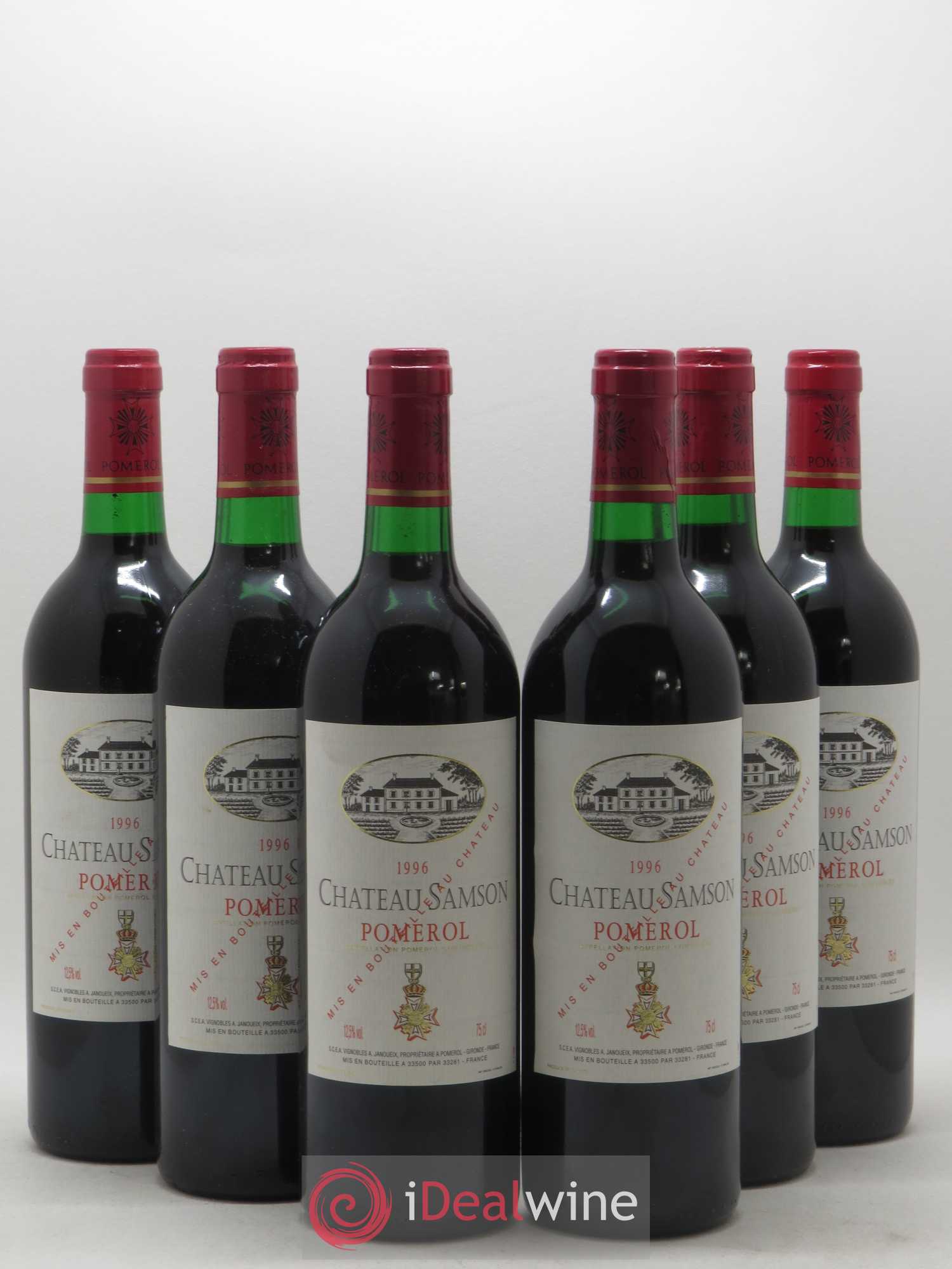 Pomerol Château Samson 1996 - Lot de 6 bouteilles - 0