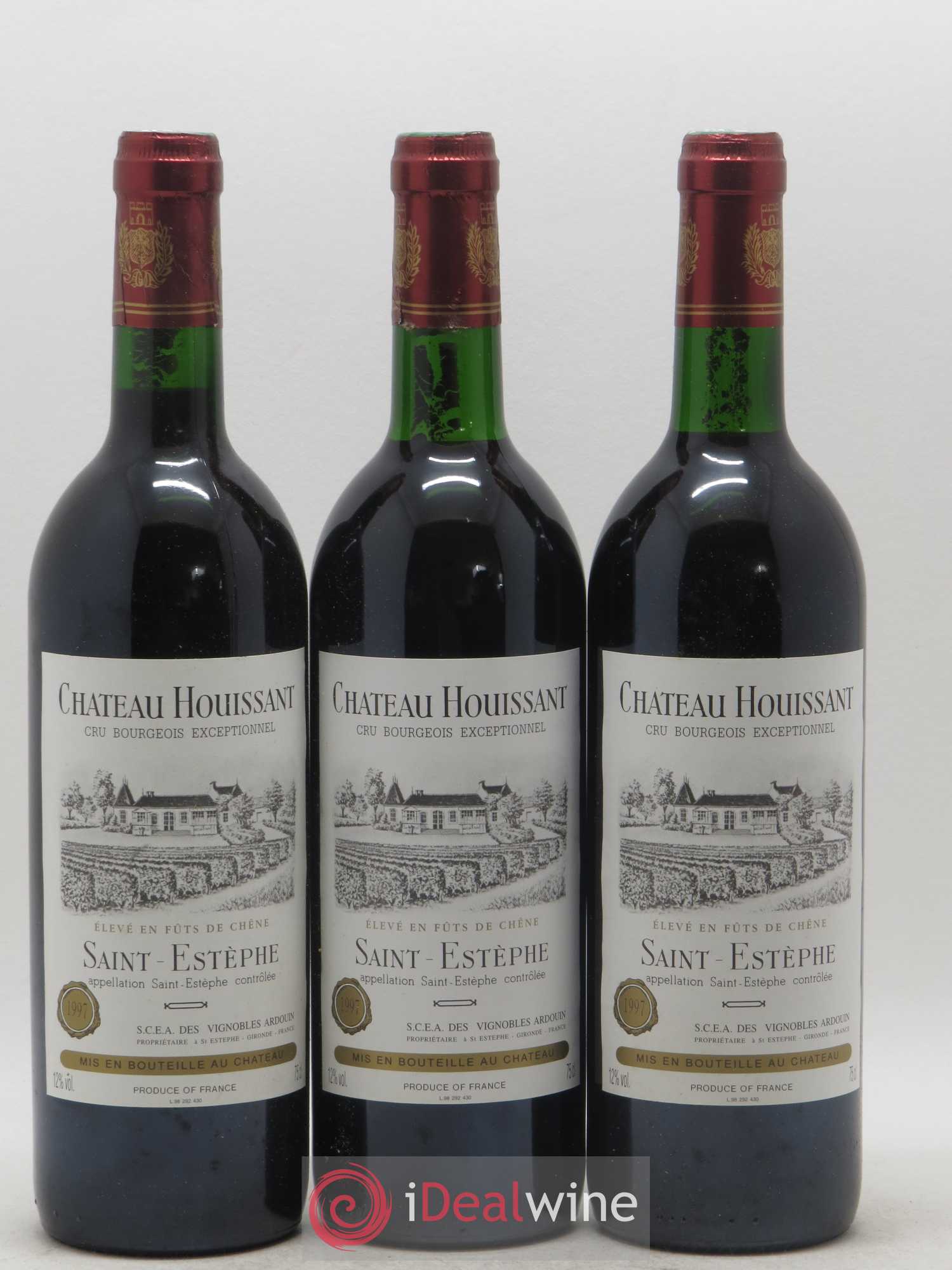 Saint-Estèphe Château Houissant 1997 - Lot de 6 bouteilles - 2