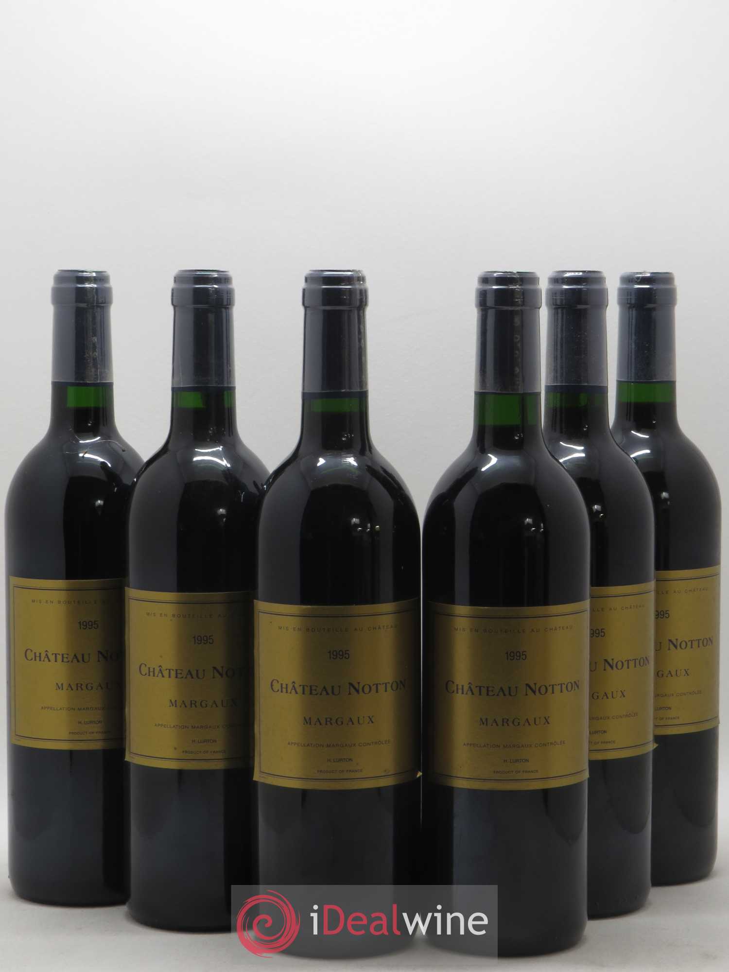 Château Notton 1995 - Lot de 6 bouteilles - 0