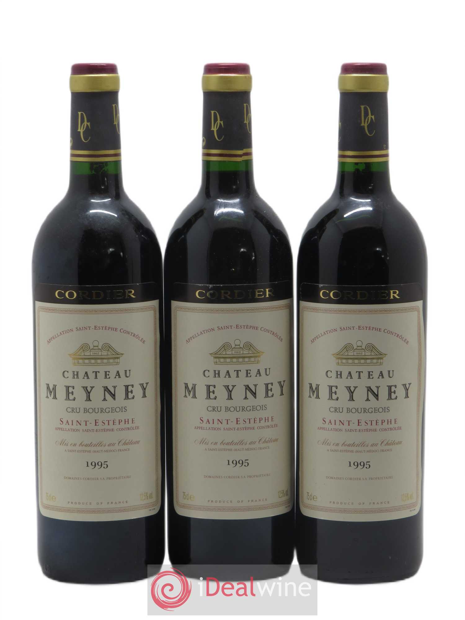 Château Meyney 1995 - Lot de 3 bouteilles - 0