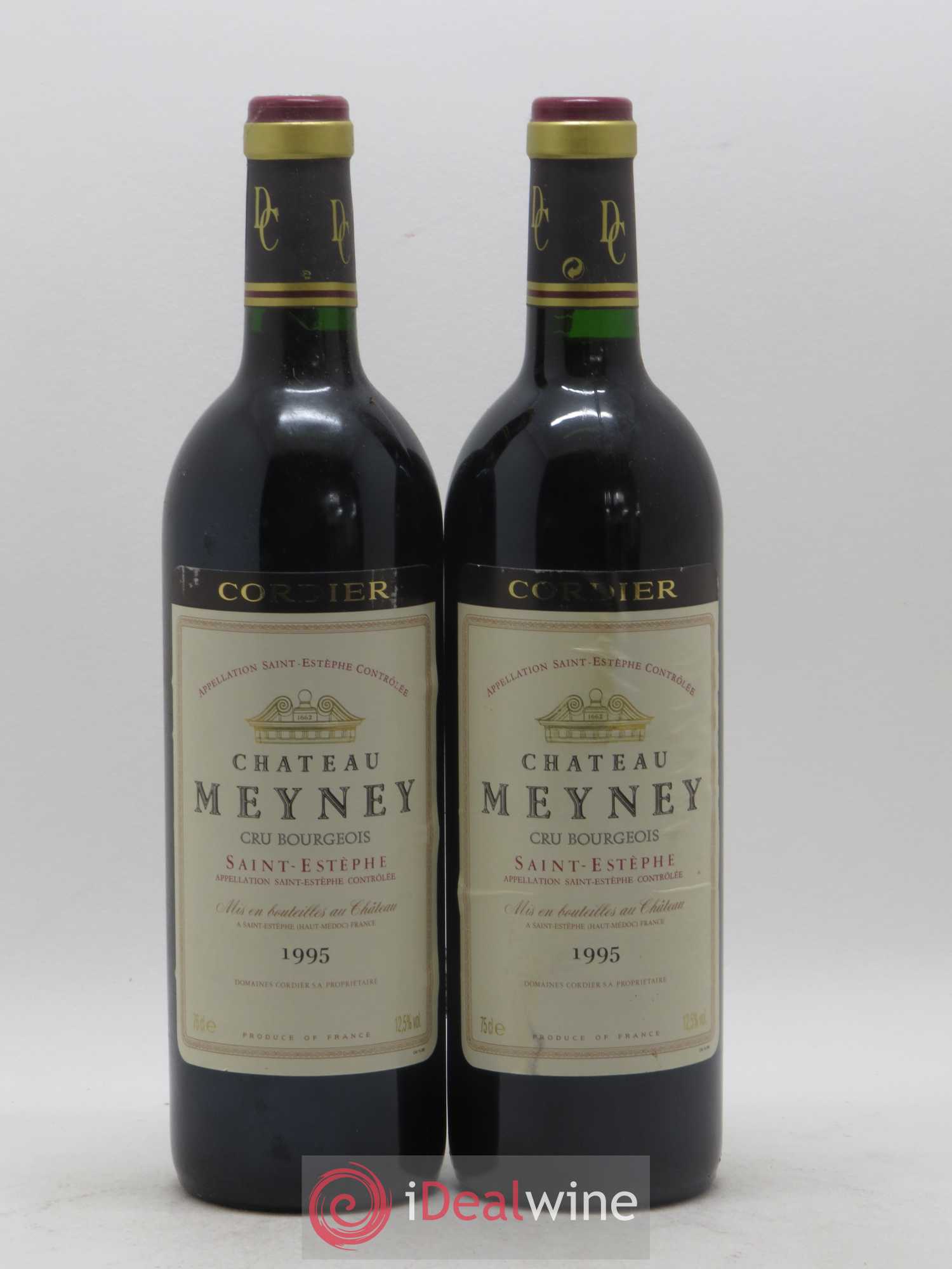 Château Meyney 1995 - Lot de 2 bouteilles - 0