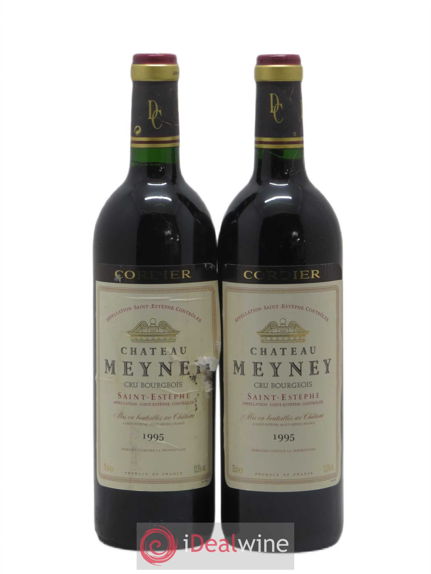 Château Meyney 1995 - Lot de 2 bouteilles - 0