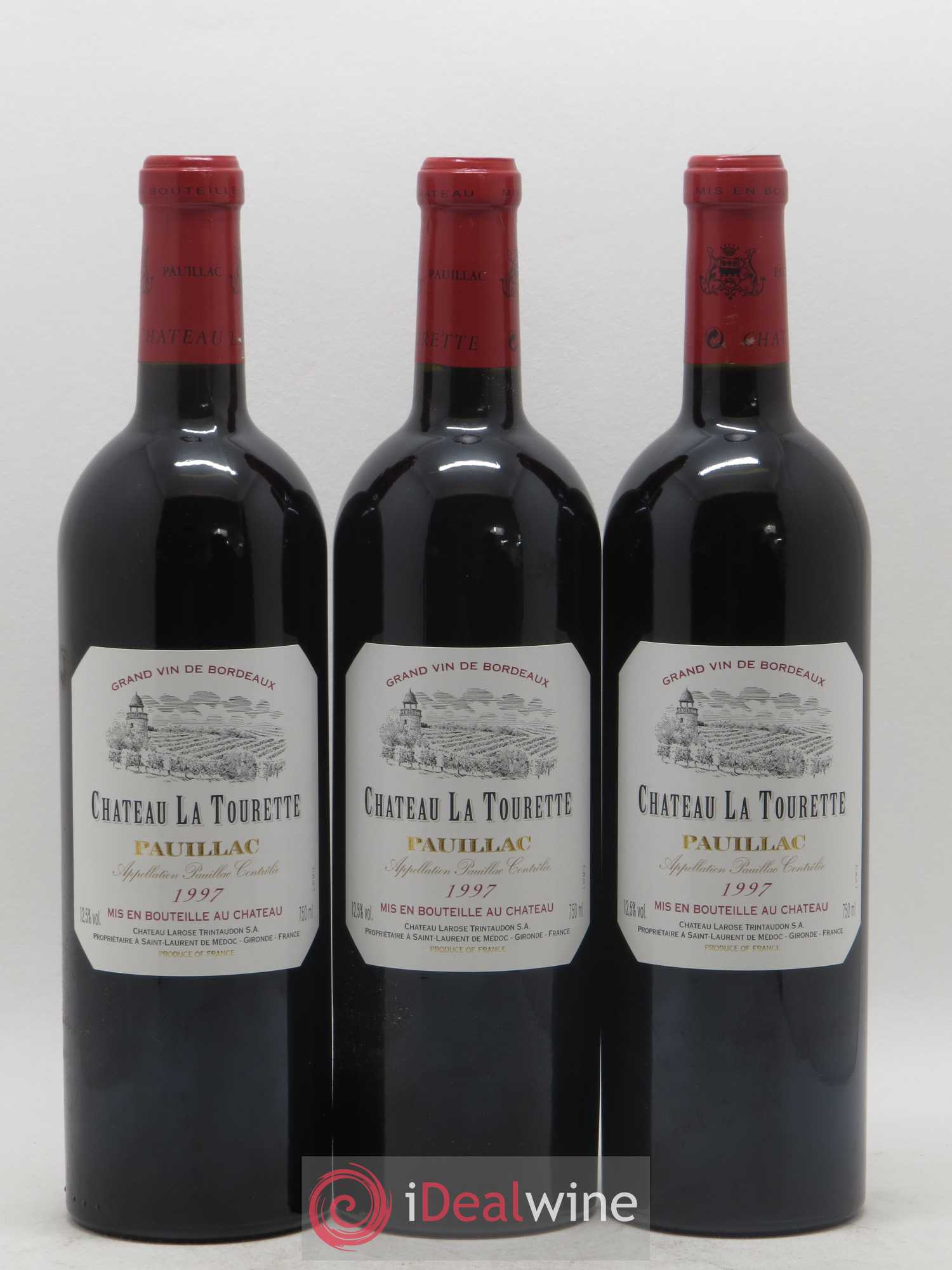 Pauillac Château La Tourette 1997 - Lot of 12 bottles - 4