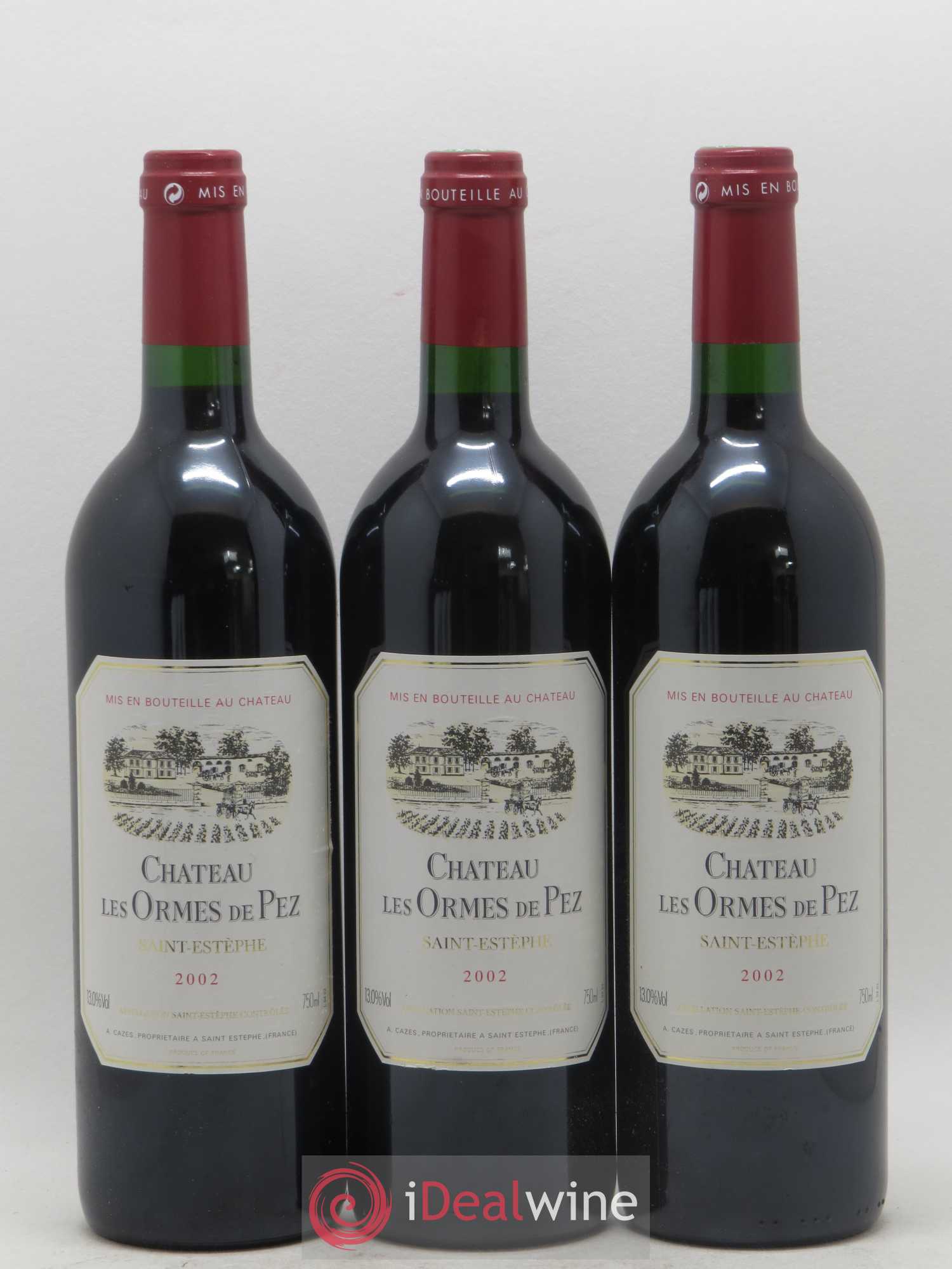 Château les Ormes de Pez 2002 - Lot de 6 bouteilles - 1