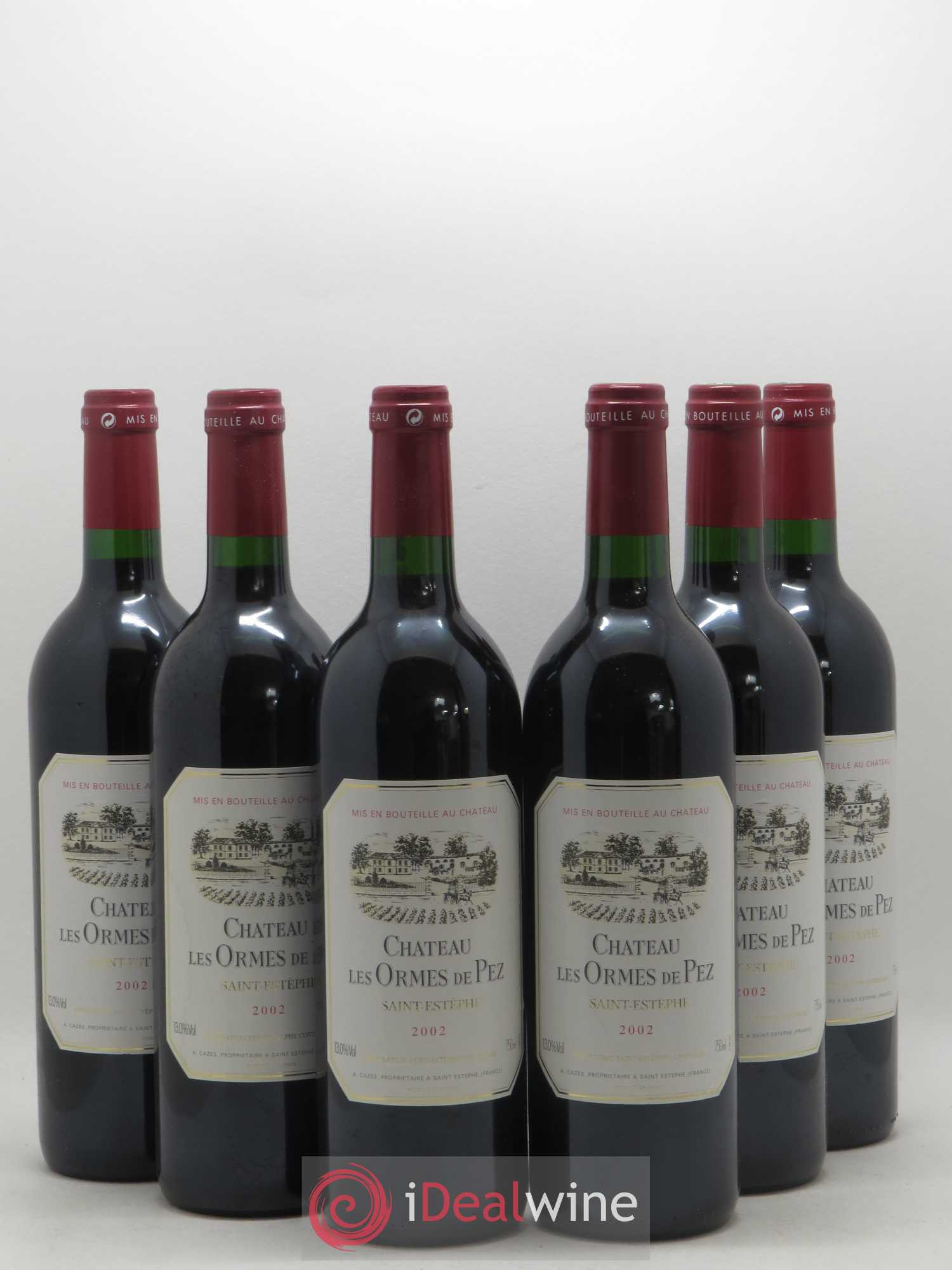Château les Ormes de Pez 2002 - Lot de 6 bouteilles - 0