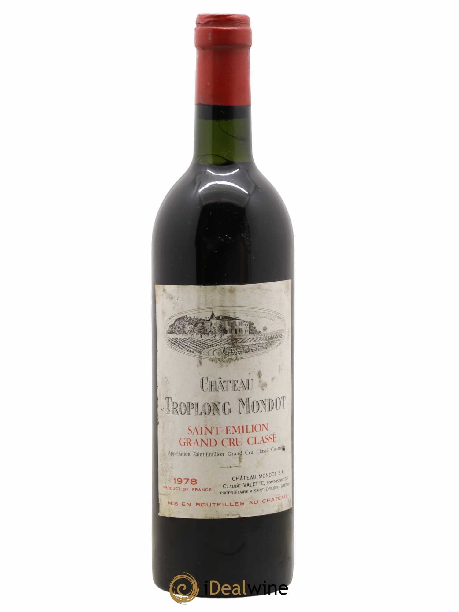 Château Troplong Mondot 1er Grand Cru Classé B 1978 - Lot de 1 bouteille - 0