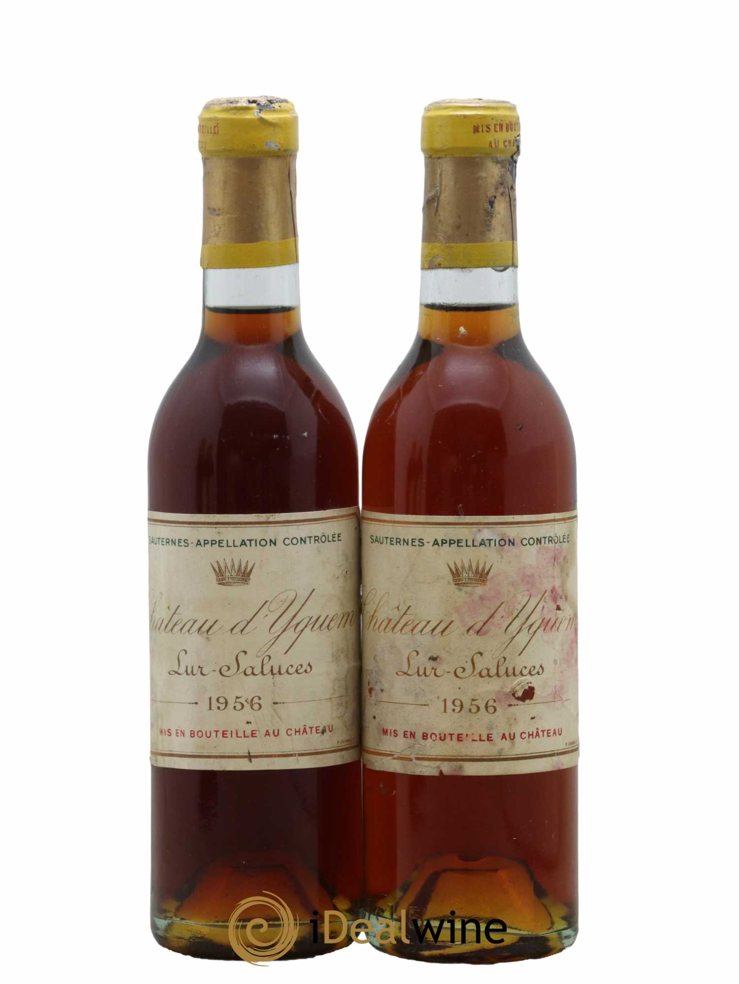 Château d' Yquem 1er Cru Classé Supérieur 1956 - Posten von 2 Demi-Flaschen - 0