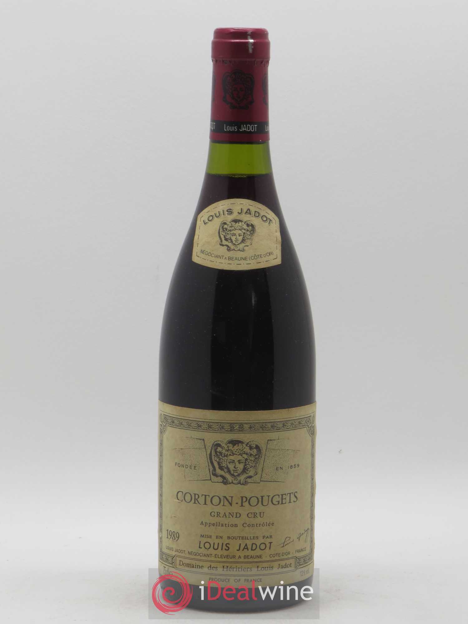 Corton Grand Cru Pougets Maison Louis Jadot 1989 - Lot de 1 bouteille - 0