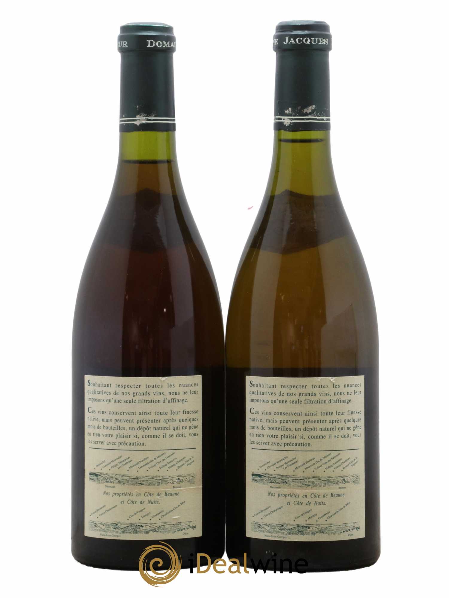 Montrachet Grand Cru Jacques Prieur (Domaine) 1993 - Lot de 2 bouteilles - 1