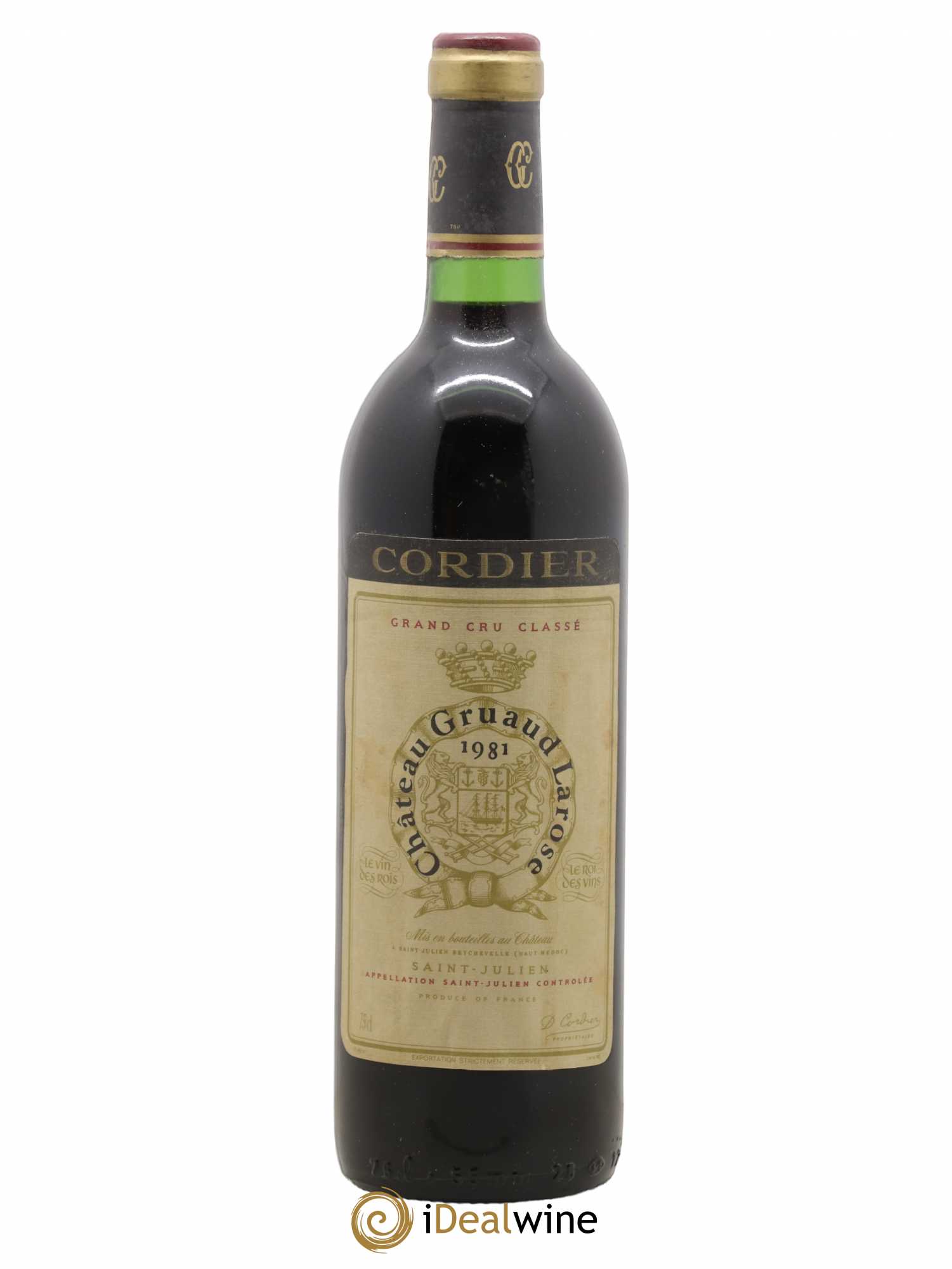 Château Gruaud Larose 2ème Grand Cru Classé 1981 - Lot de 1 bouteille - 0