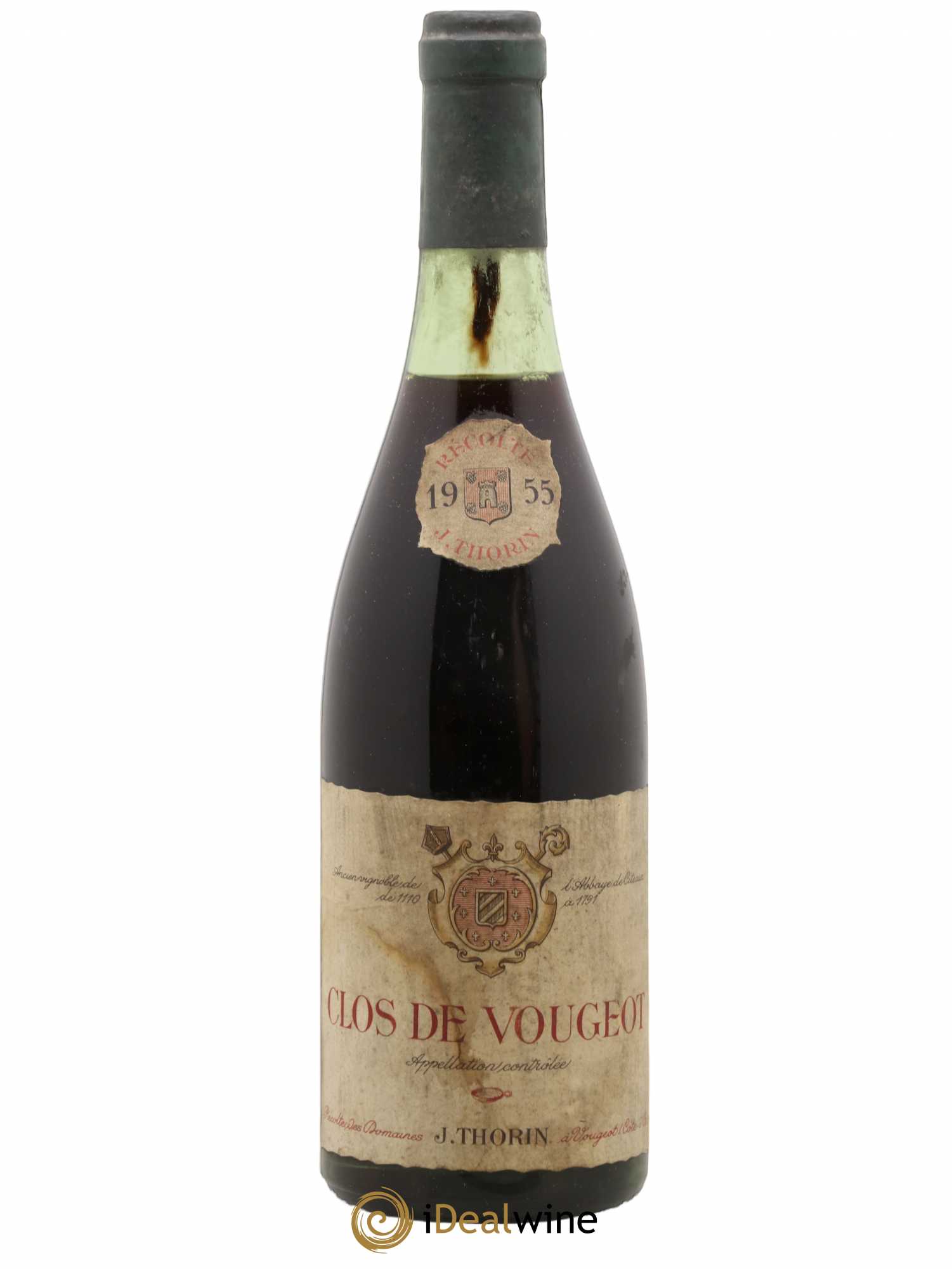 Clos de Vougeot Grand Cru Thorin 1955 - Lot de 1 bouteille - 0