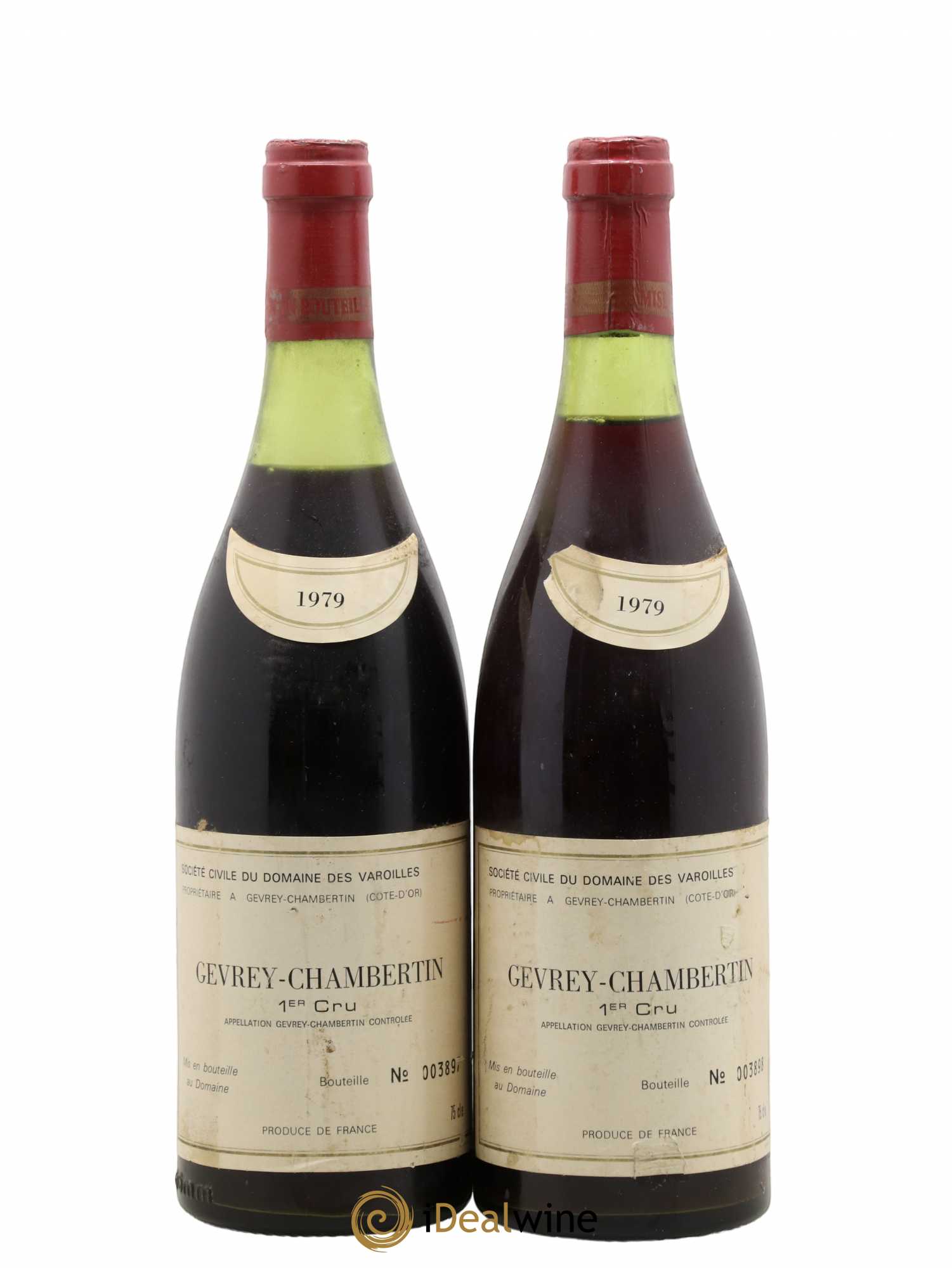 Gevrey-Chambertin 1er Cru Domaine Des Varoilles 1979 - Lot de 2 bouteilles - 0