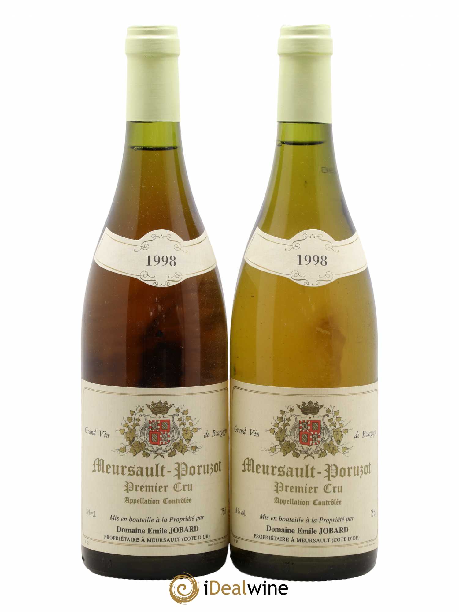 Meursault 1er Cru Poruzot Emile Jobard 1998 - Posten von 2 Flaschen - 0