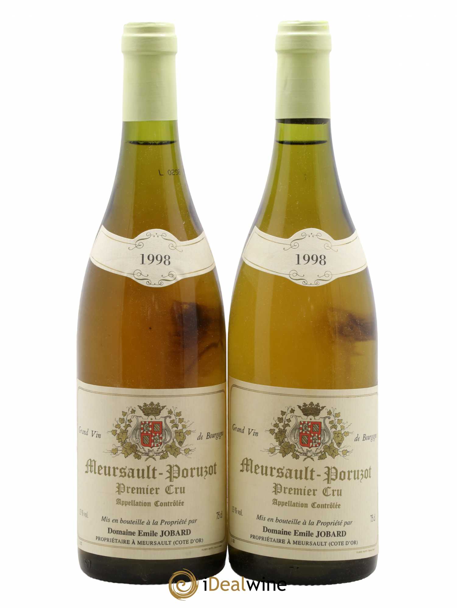 Meursault 1er Cru Poruzot Emile Jobard 1998 - Posten von 2 Flaschen - 0