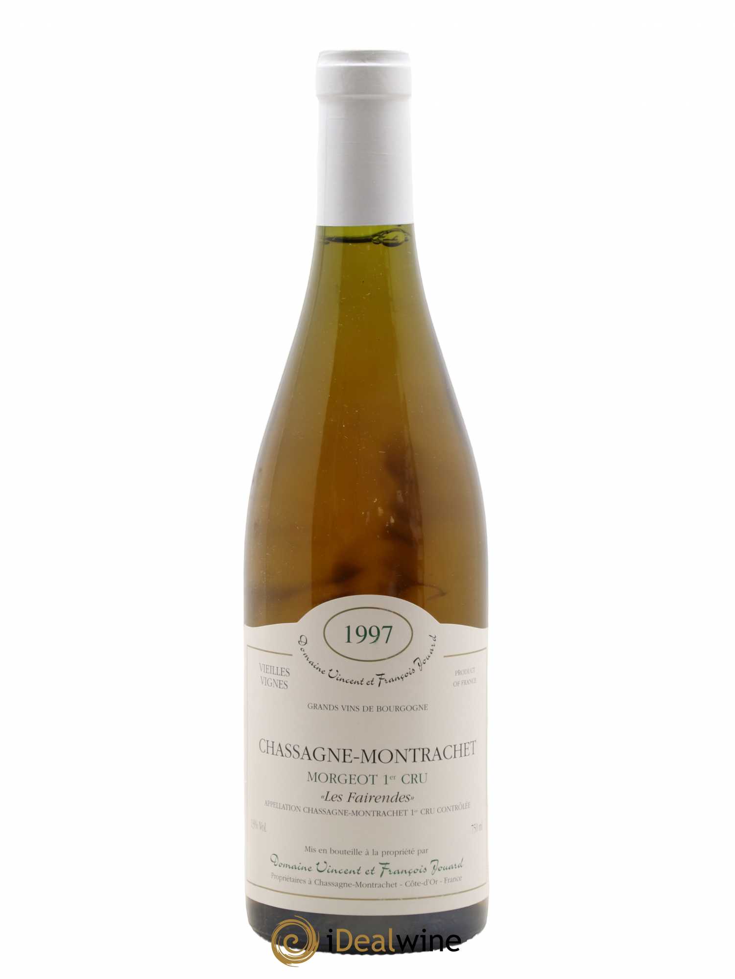 Chassagne-Montrachet 1er Cru Vieilles Vignes Morgeot Les Fairendes Vincent & Francois Jouard 1997 - Posten von 1 Flasche - 0