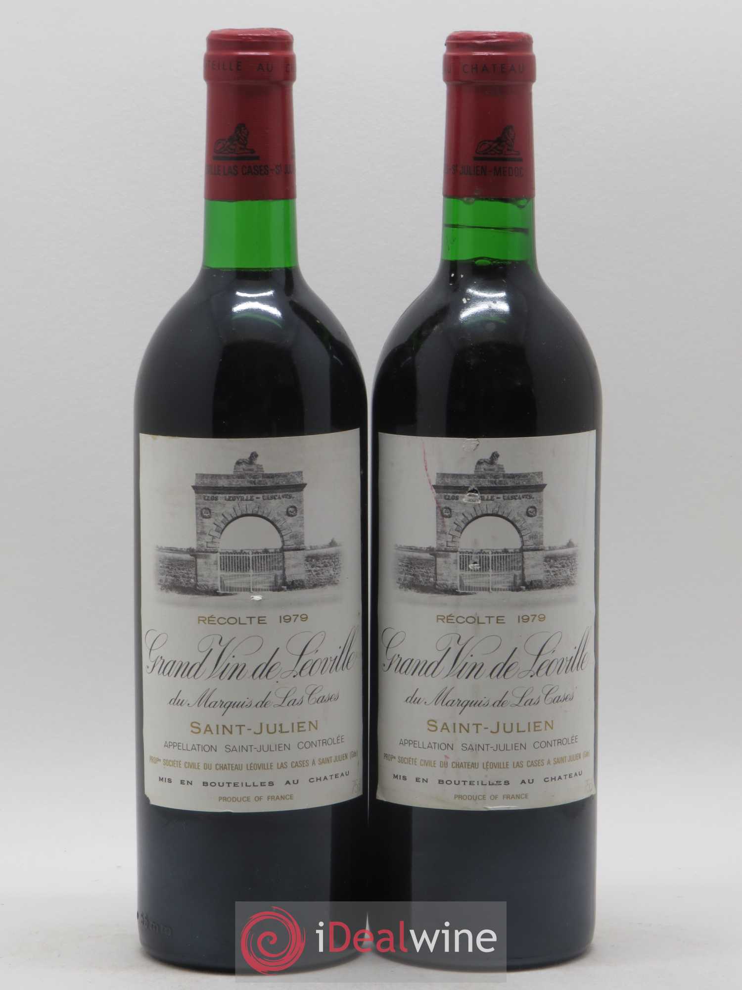 Château Léoville Las Cases 2ème Grand Cru Classé 1979 - Lot de 2 bouteilles - 0