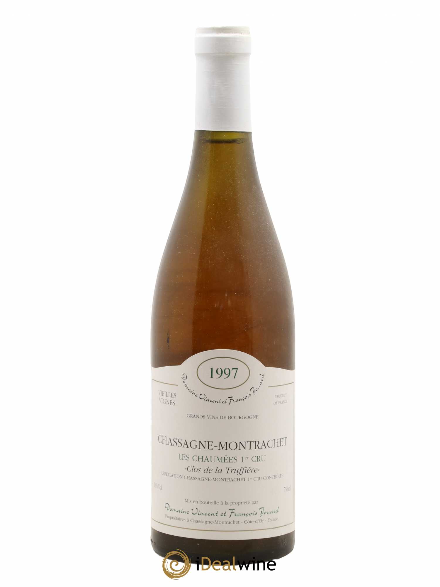 Chassagne-Montrachet 1er Cru Vieilles Vignes Les Chaumees Clos De La Truffiere Vincent & Francois Jouard 1997 - Posten von 1 Flasche - 0