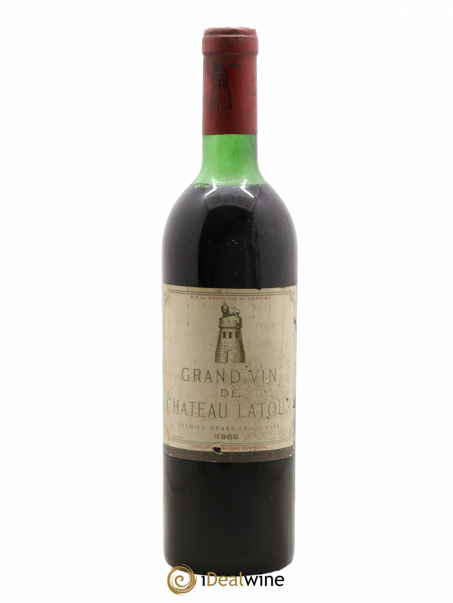 Château Latour 1er Grand Cru Classé 1968 - Lot de 1 bouteille - 0
