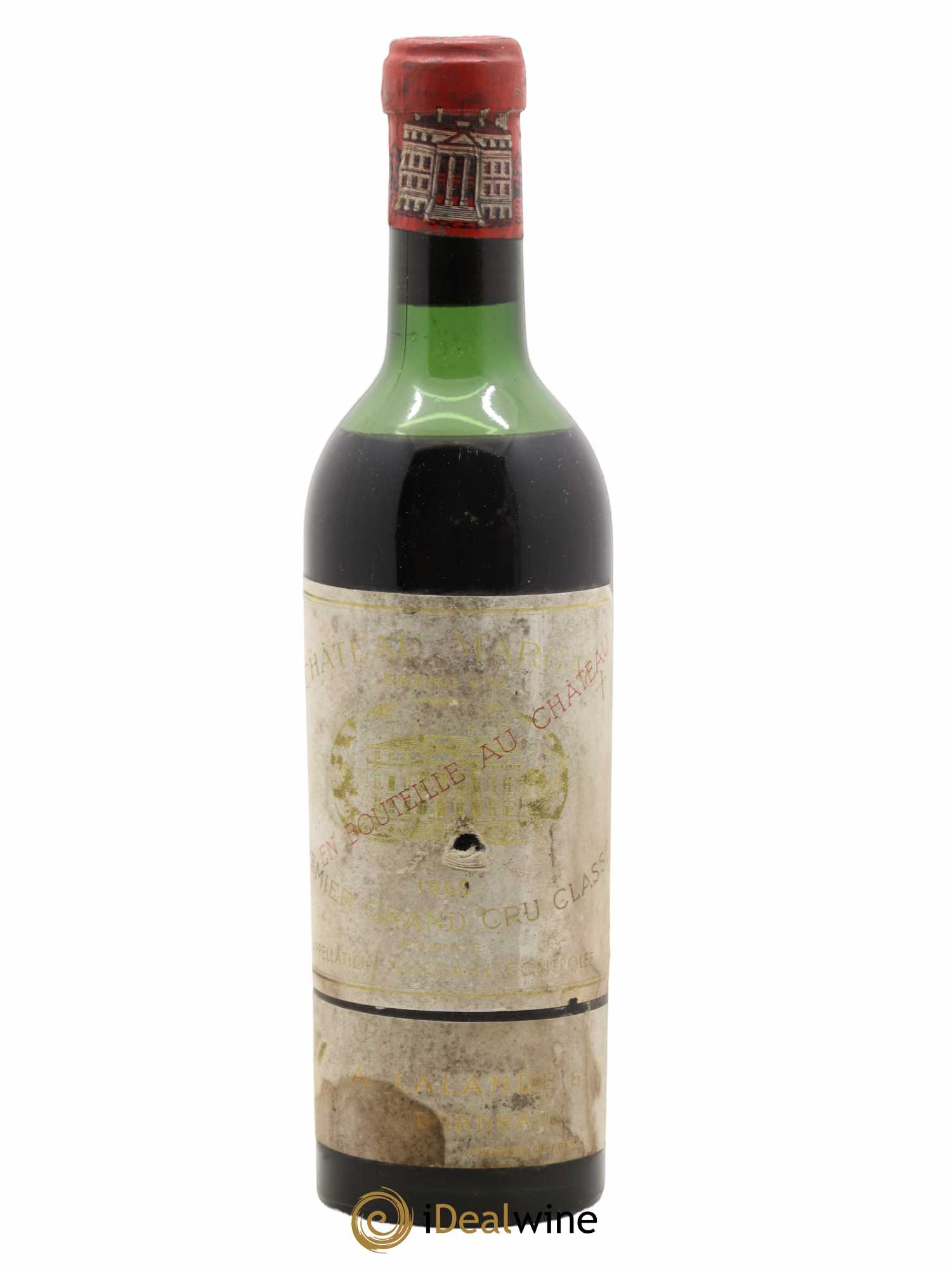 Château Margaux 1er Grand Cru Classé 1959 - Lot de 1 demi bouteille - 0