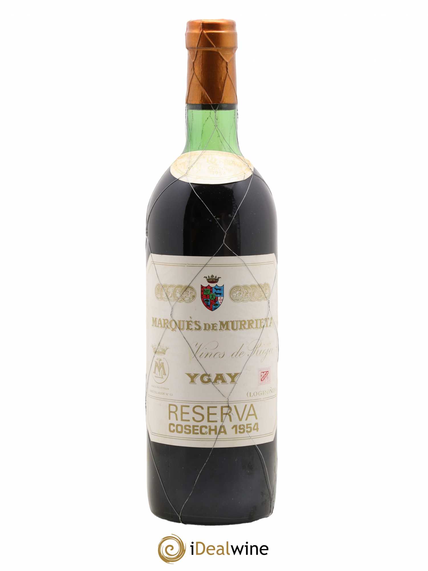Rioja DOCA Ygay Reserva Etiqueta Marques de Murrieta 1954 - Lotto di 1 bottiglia - 0