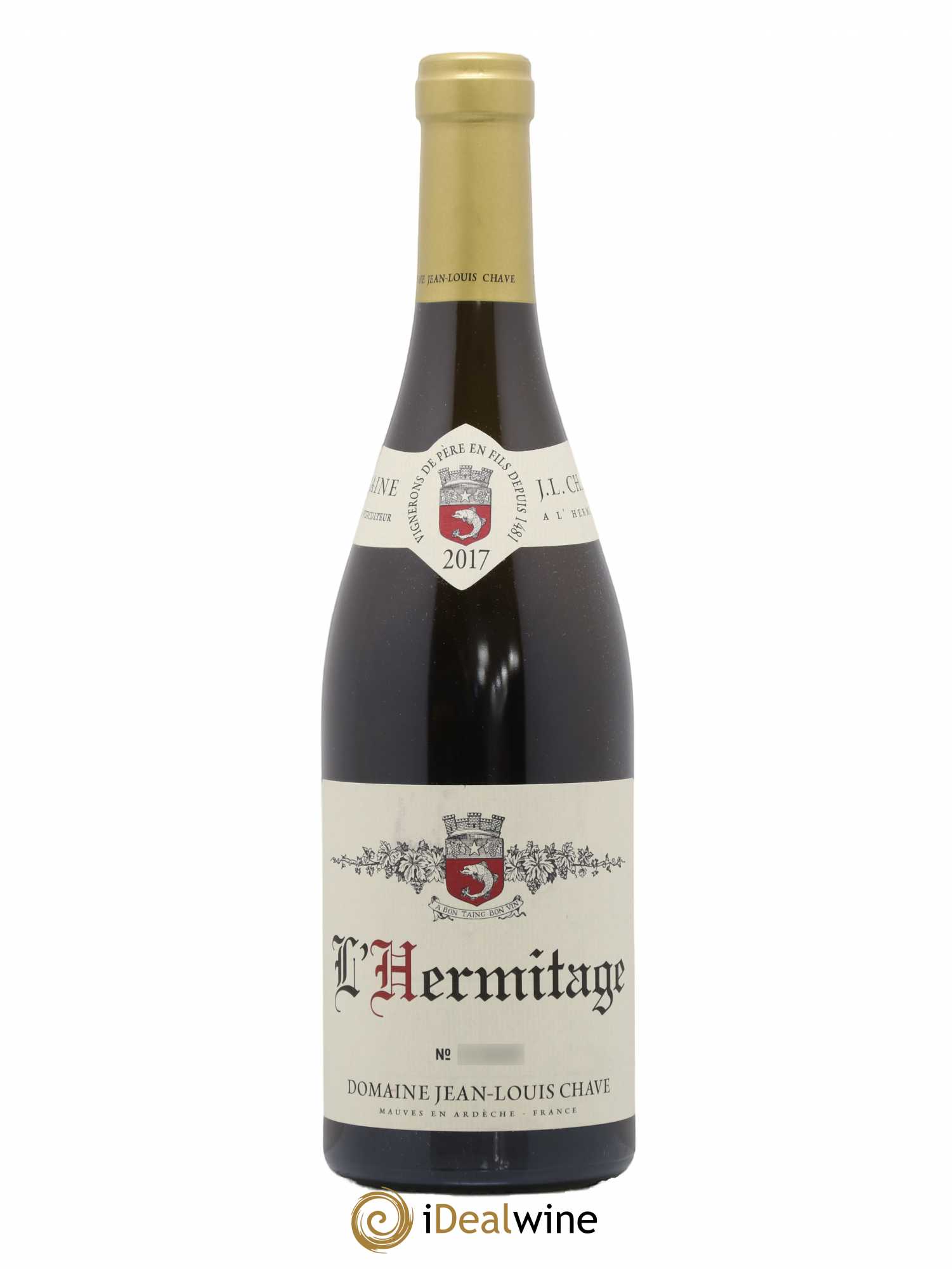 Hermitage Jean-Louis Chave 2017 - Lot de 1 bouteille - 0