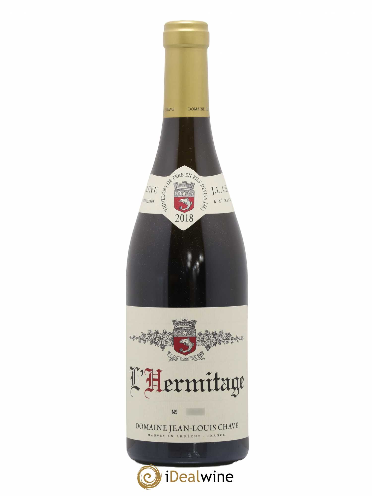 Hermitage Jean-Louis Chave 2018 - Lot de 1 bouteille - 0