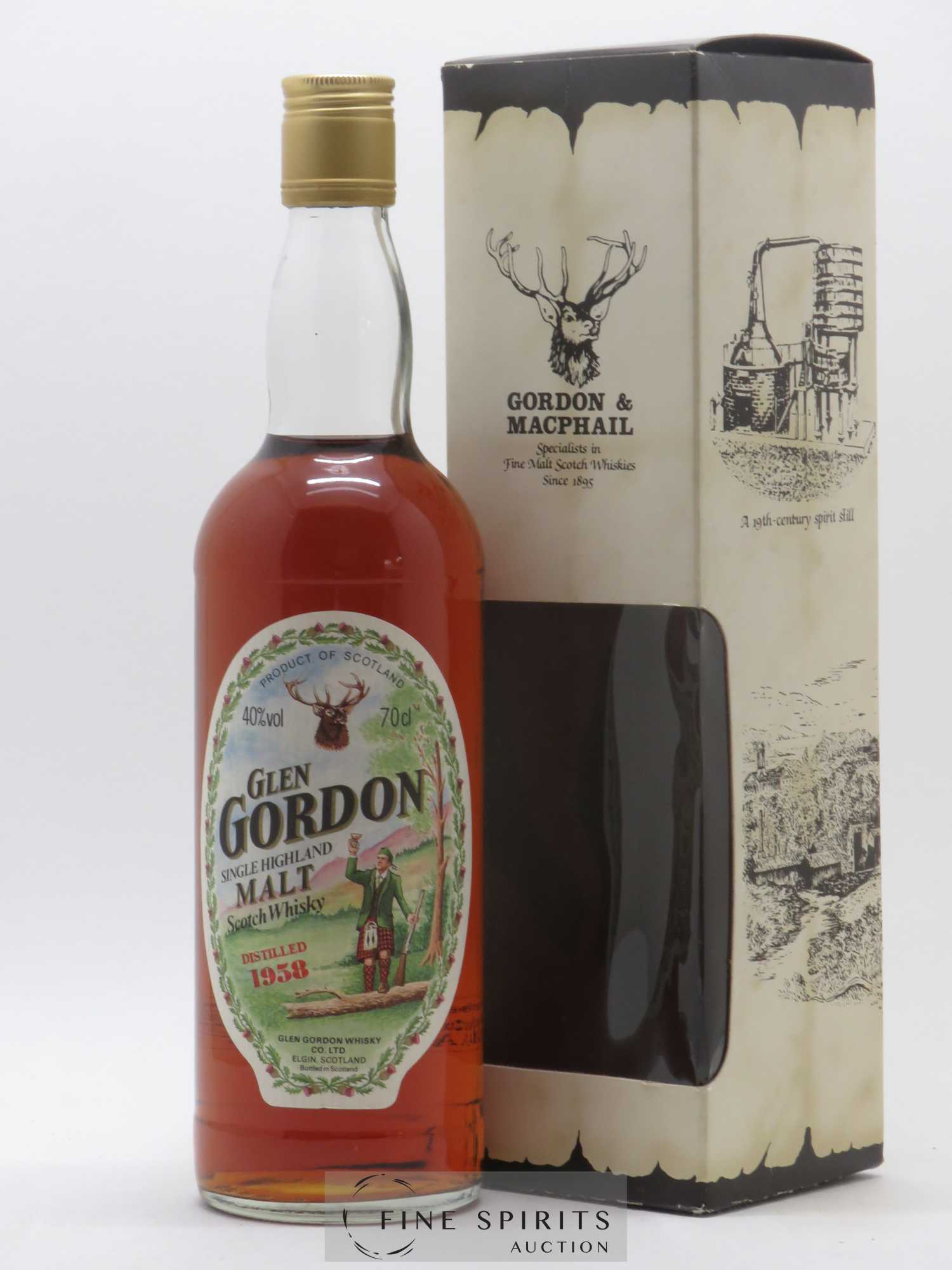 Glen Gordon 1958 Gordon & MacPhail S.N.P.A Import - Lot de 1 bouteille - 0