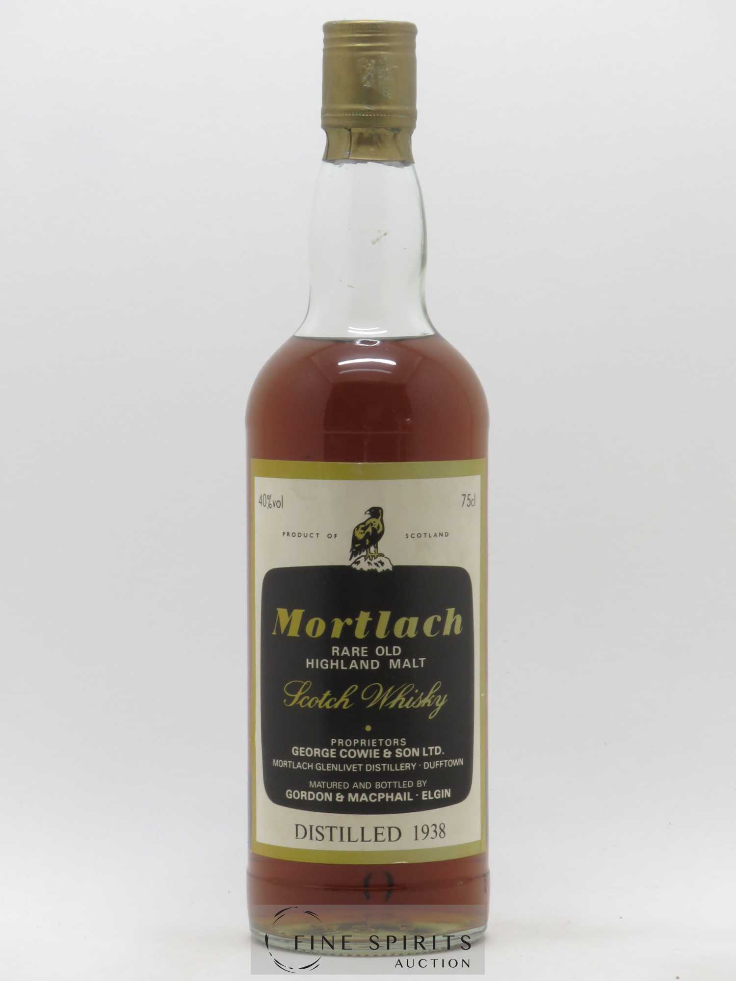 Mortlach 1938 Gordon & MacPhail - Lot de 1 bouteille - 0