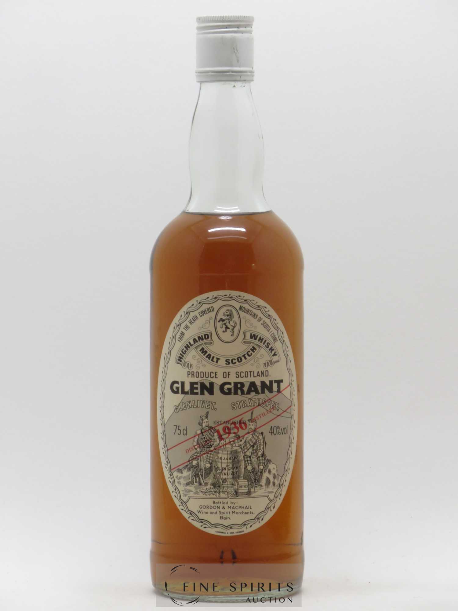 Glen Grant 1936 Gordon & MacPhail - Lot de 1 bouteille - 0