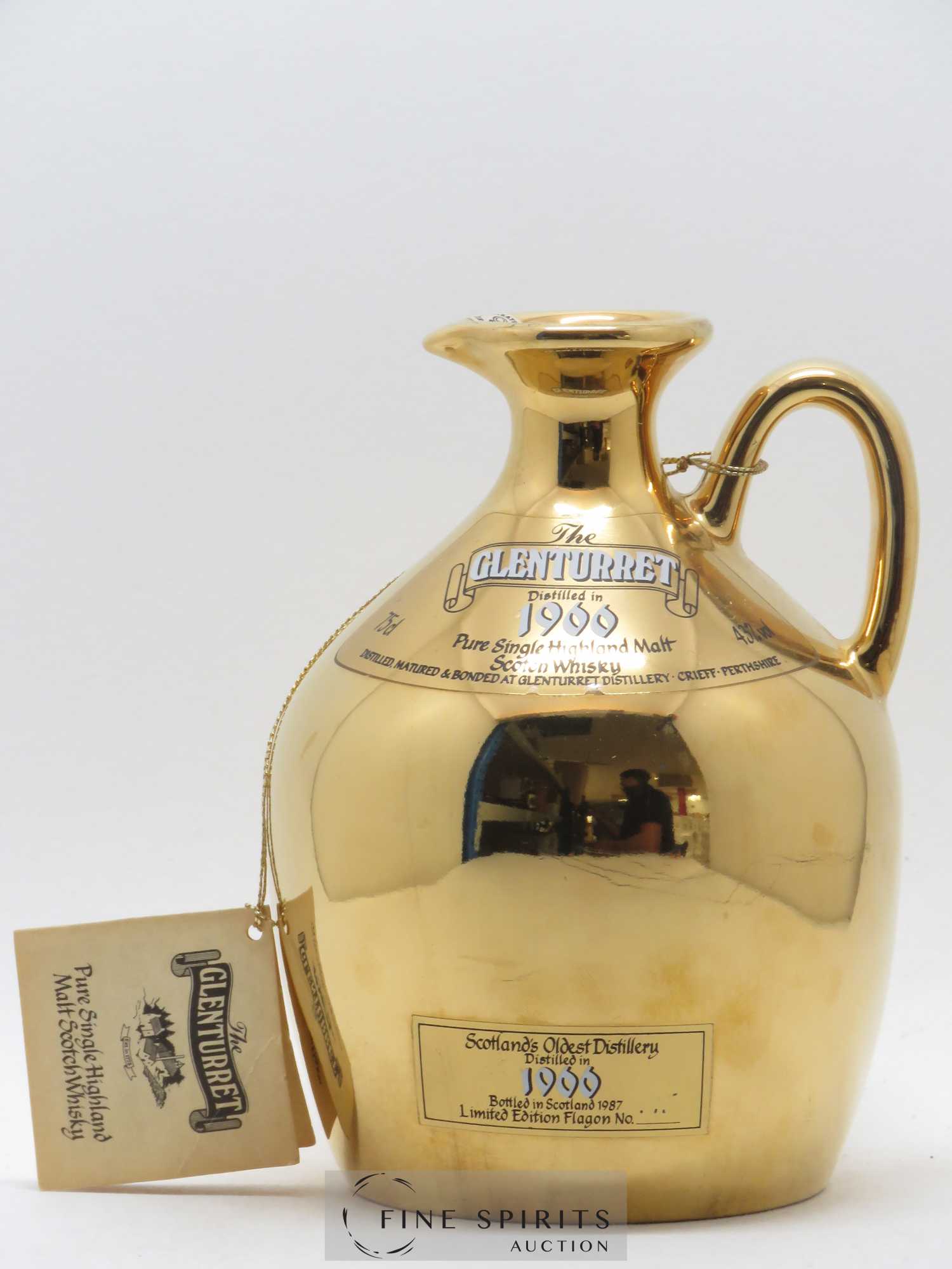 Glenturret 1966 Of. bottled 1987 Limited Edition - Lot of 1 bottle - 1