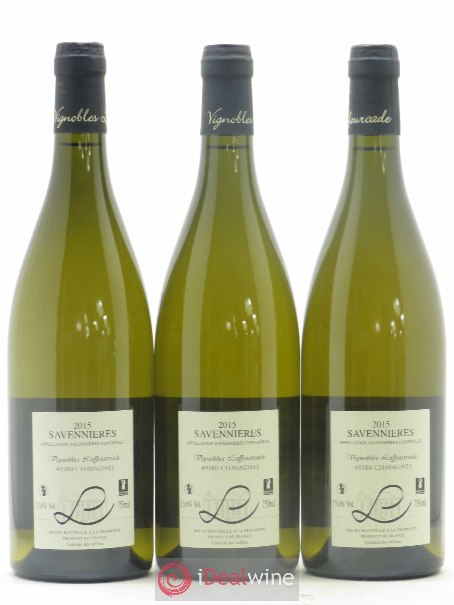 Savennières Clos La Royauté Laffourcade 2015 - Lot de 3 bouteilles - 1
