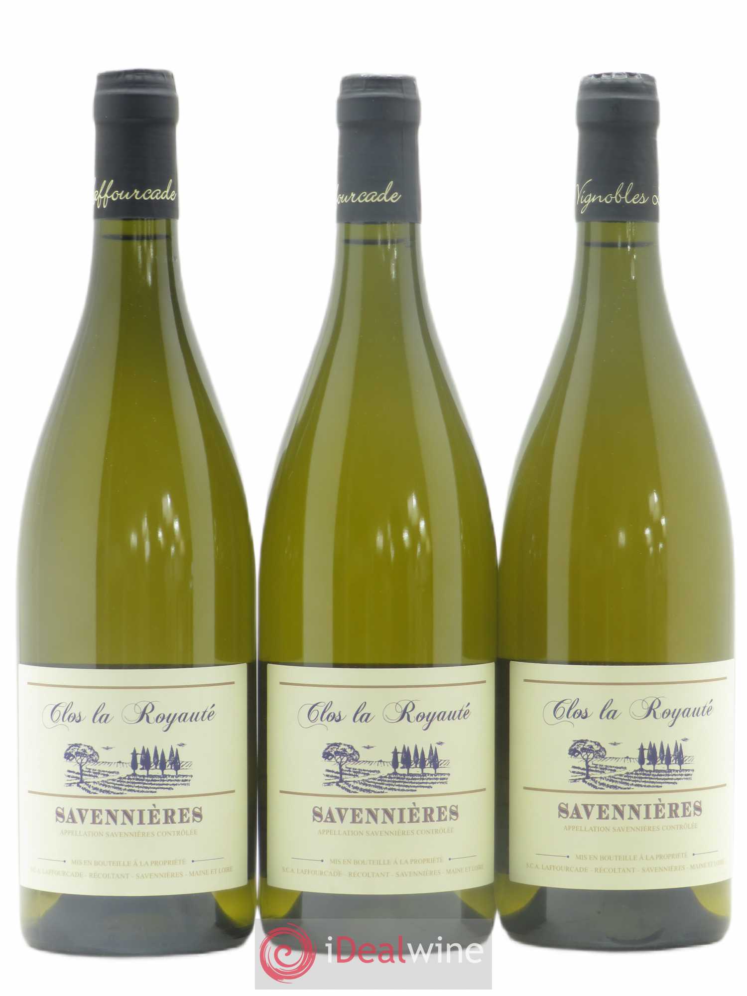 Savennières Clos La Royauté Laffourcade 2015 - Lot de 3 bouteilles - 0