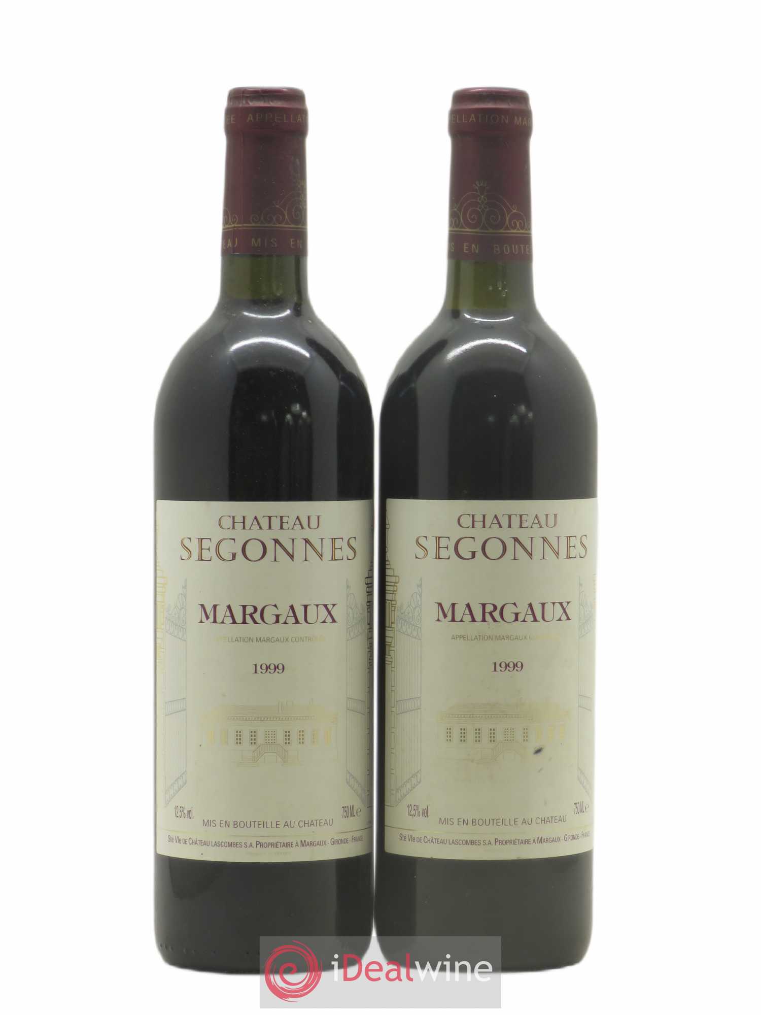 Château Segonnes 1999 - Lot de 2 bouteilles - 0