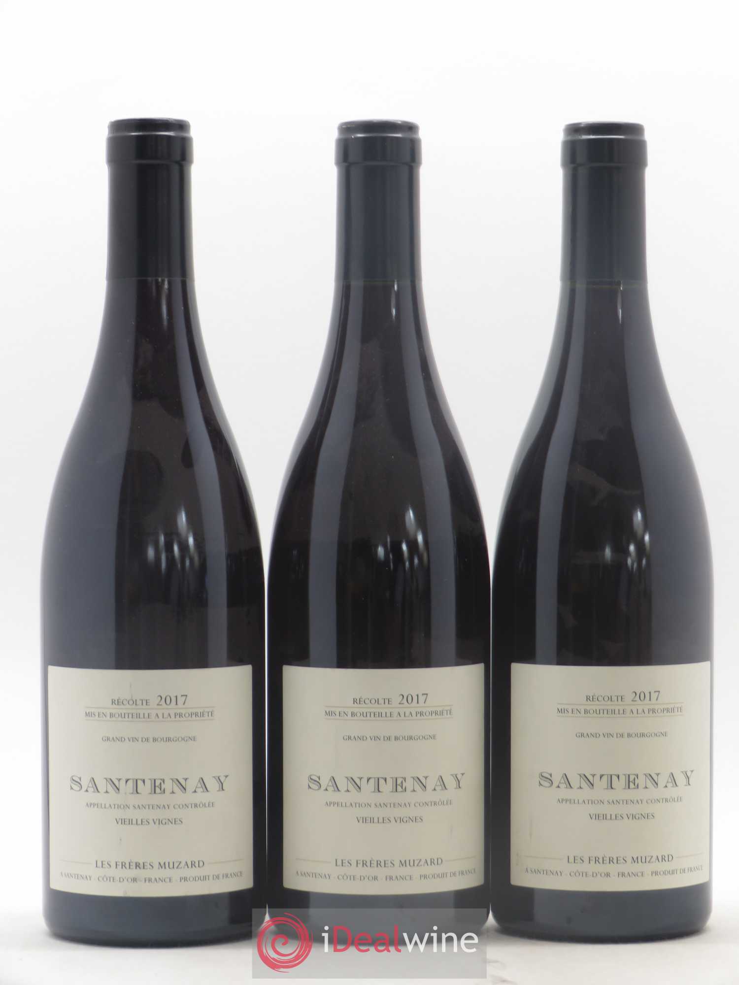 Santenay Vieilles Vignes Les Frères Muzard 2017 - Posten von 3 Flaschen - 0