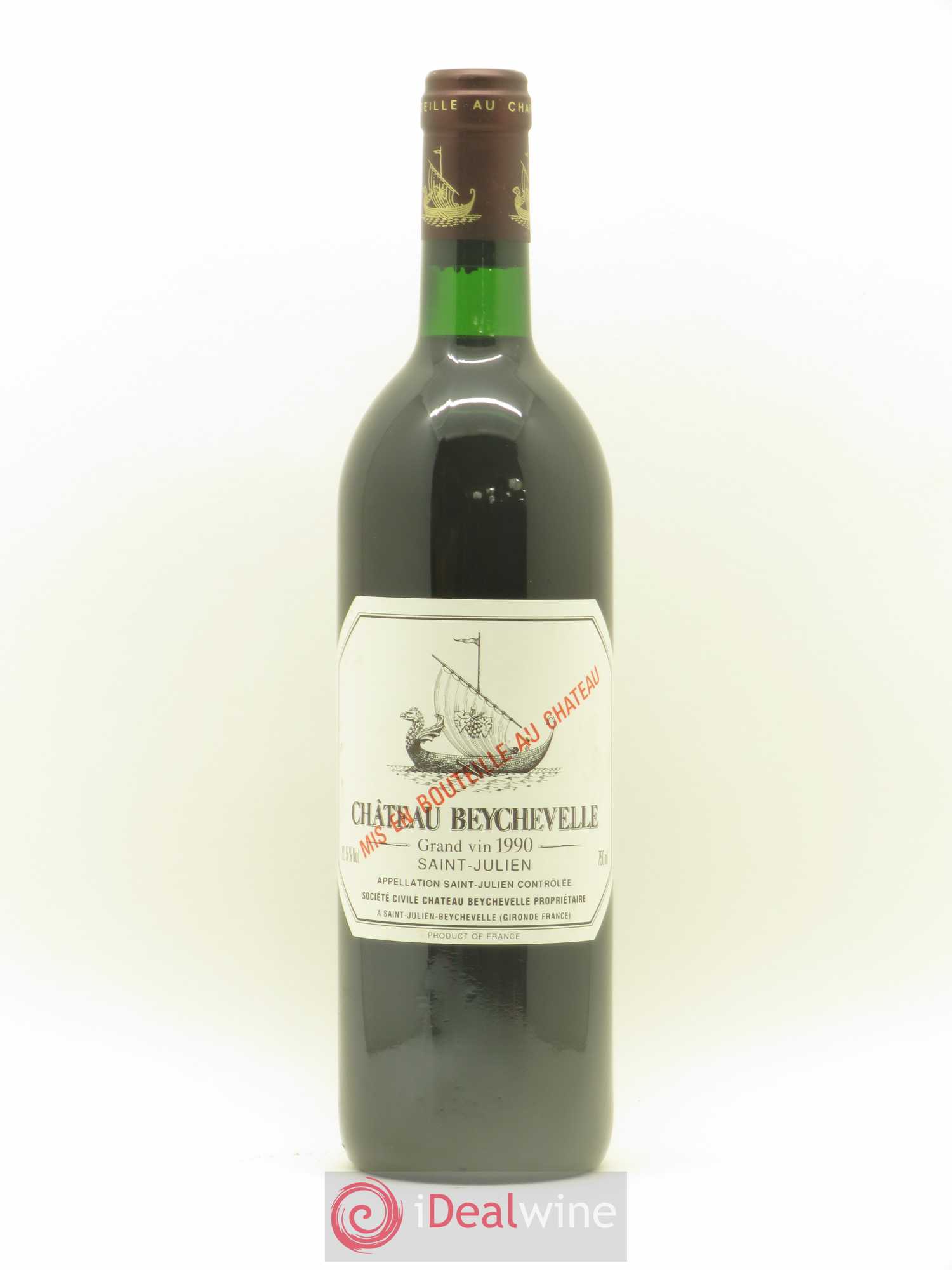 Château Beychevelle 4ème Grand Cru Classé 1990 - Lot de 1 bouteille - 0
