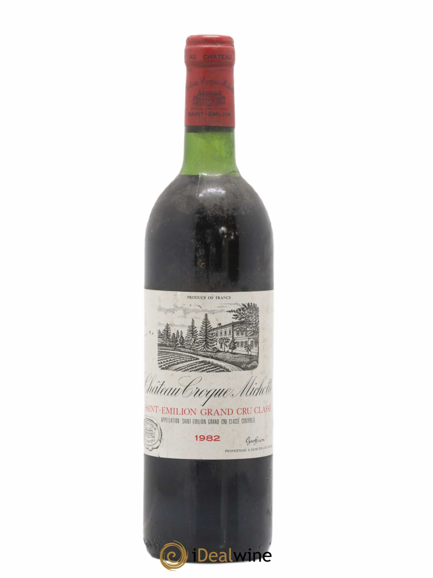 Château Croque Michotte 1982 - Lot de 1 bouteille - 0