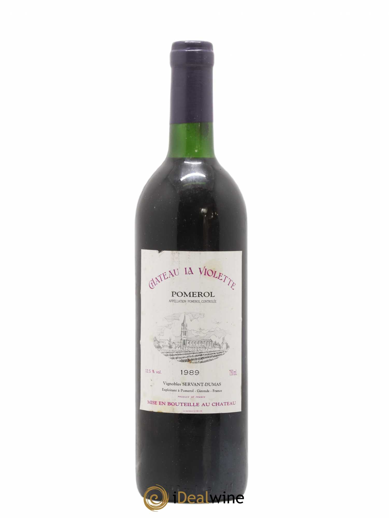 Château la Violette 1989 - Lot de 1 bouteille - 0