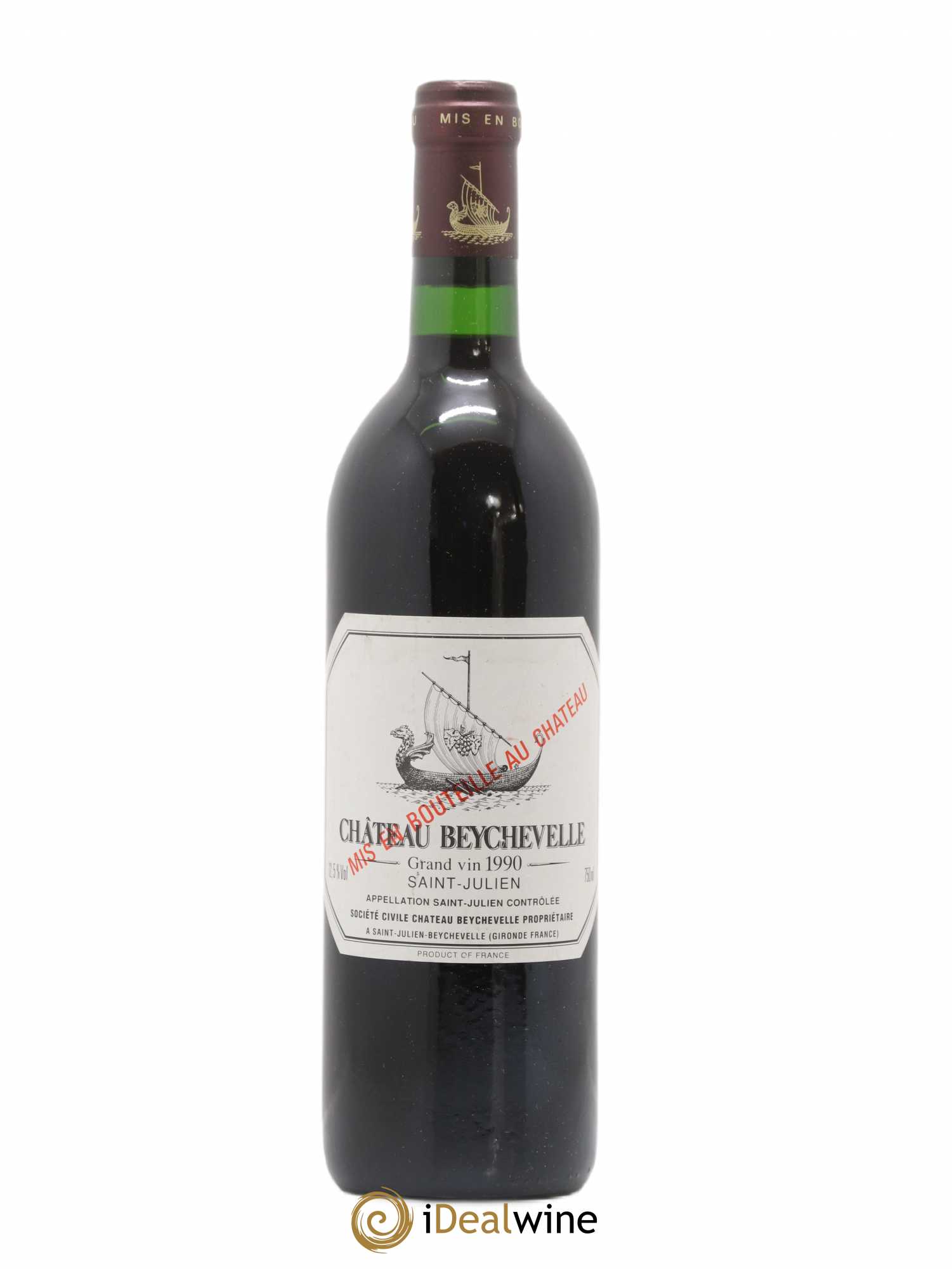 Château Beychevelle 4ème Grand Cru Classé 1990 - Lot de 1 bouteille - 0