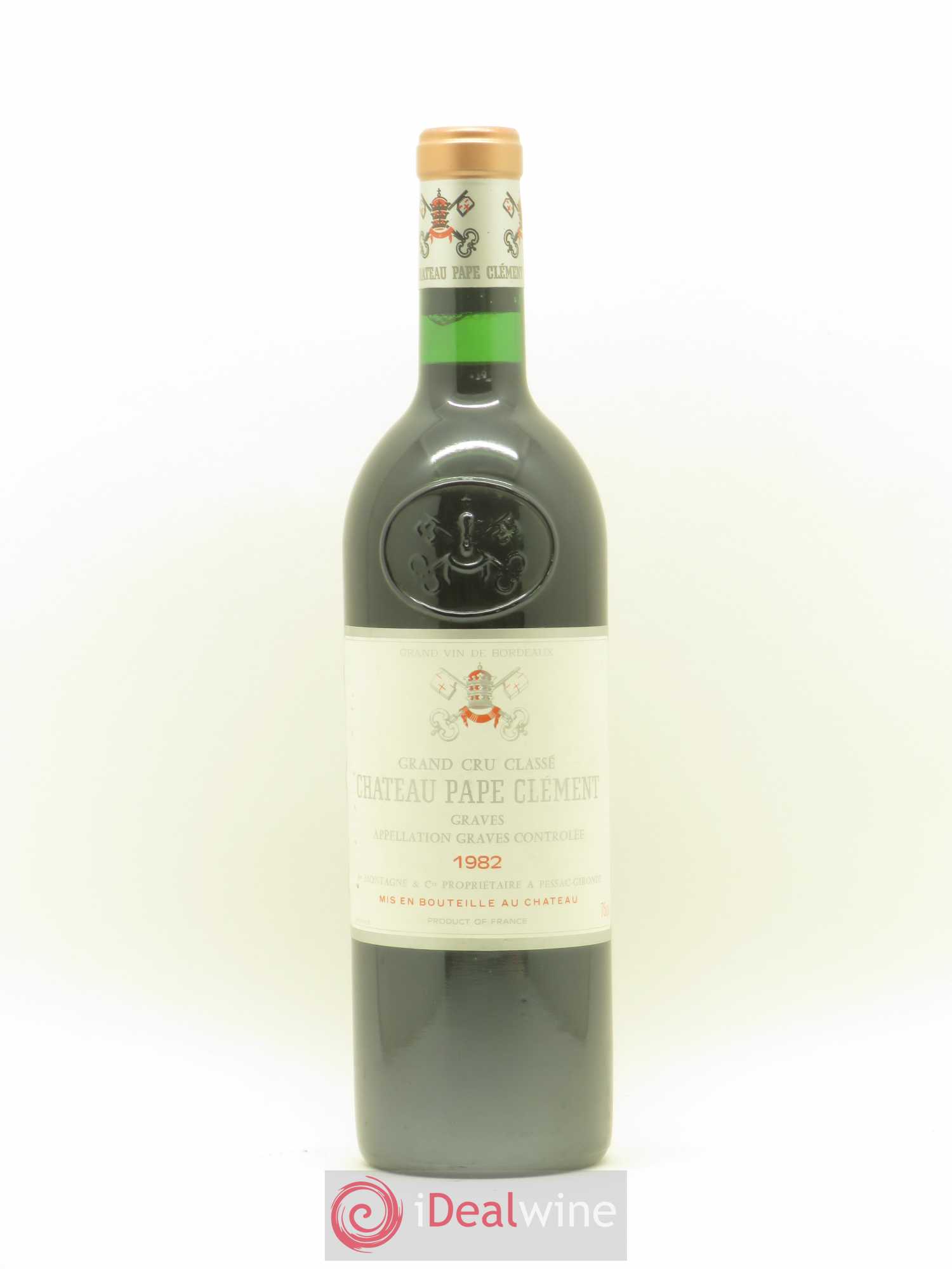 Château Pape Clément Cru Classé de Graves 1982 - Lot de 1 bouteille - 0