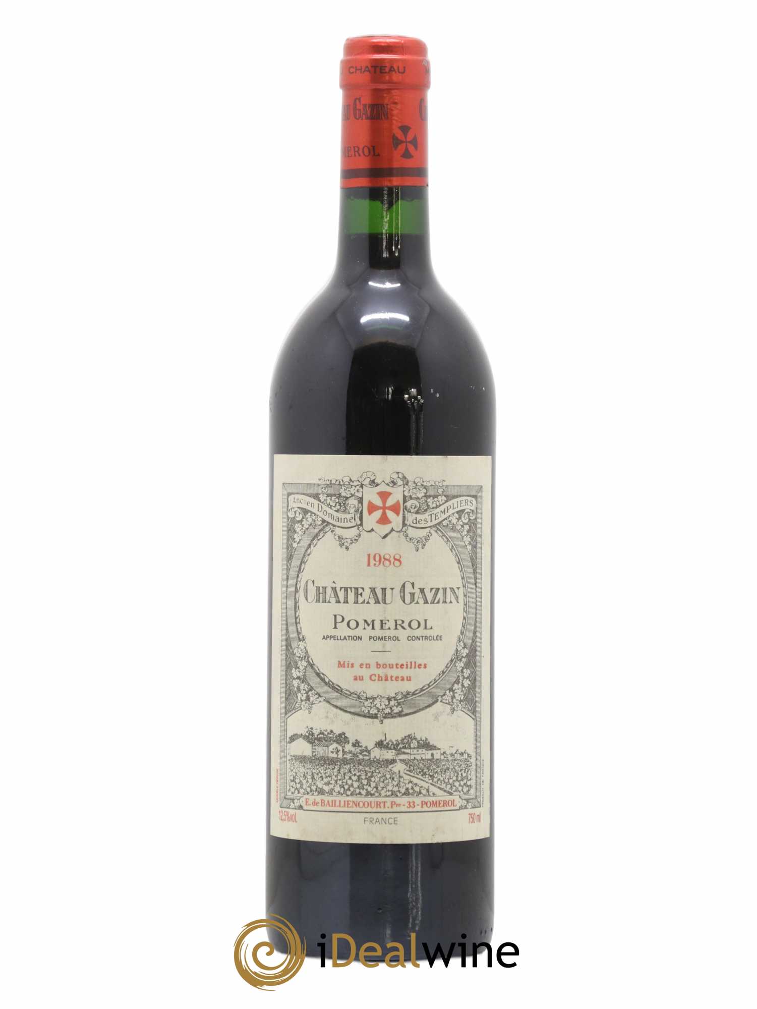 Château Gazin 1988 - Lot de 1 bouteille - 0