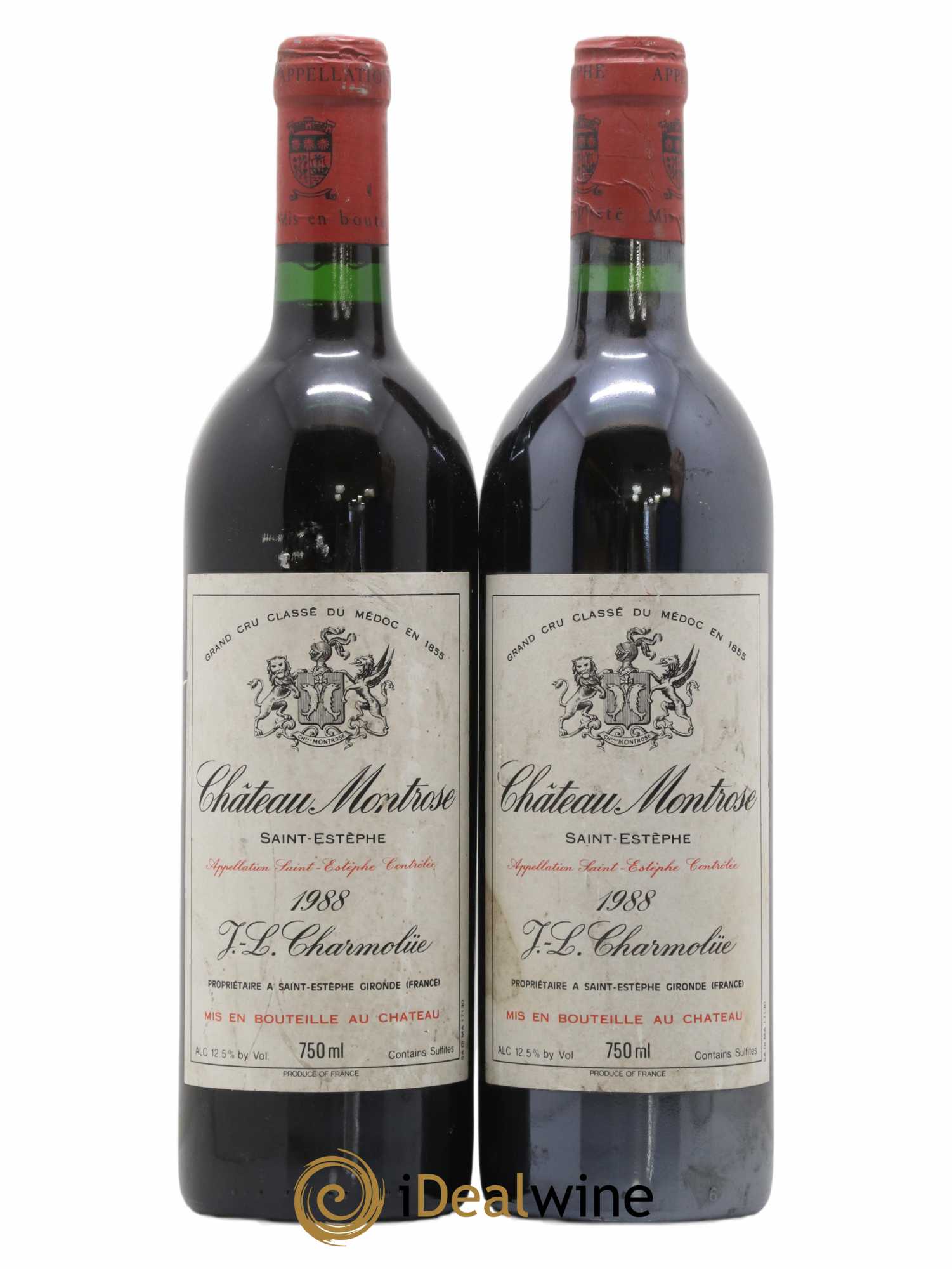 Château Montrose 2ème Grand Cru Classé 1988 - Lot de 2 bouteilles - 0