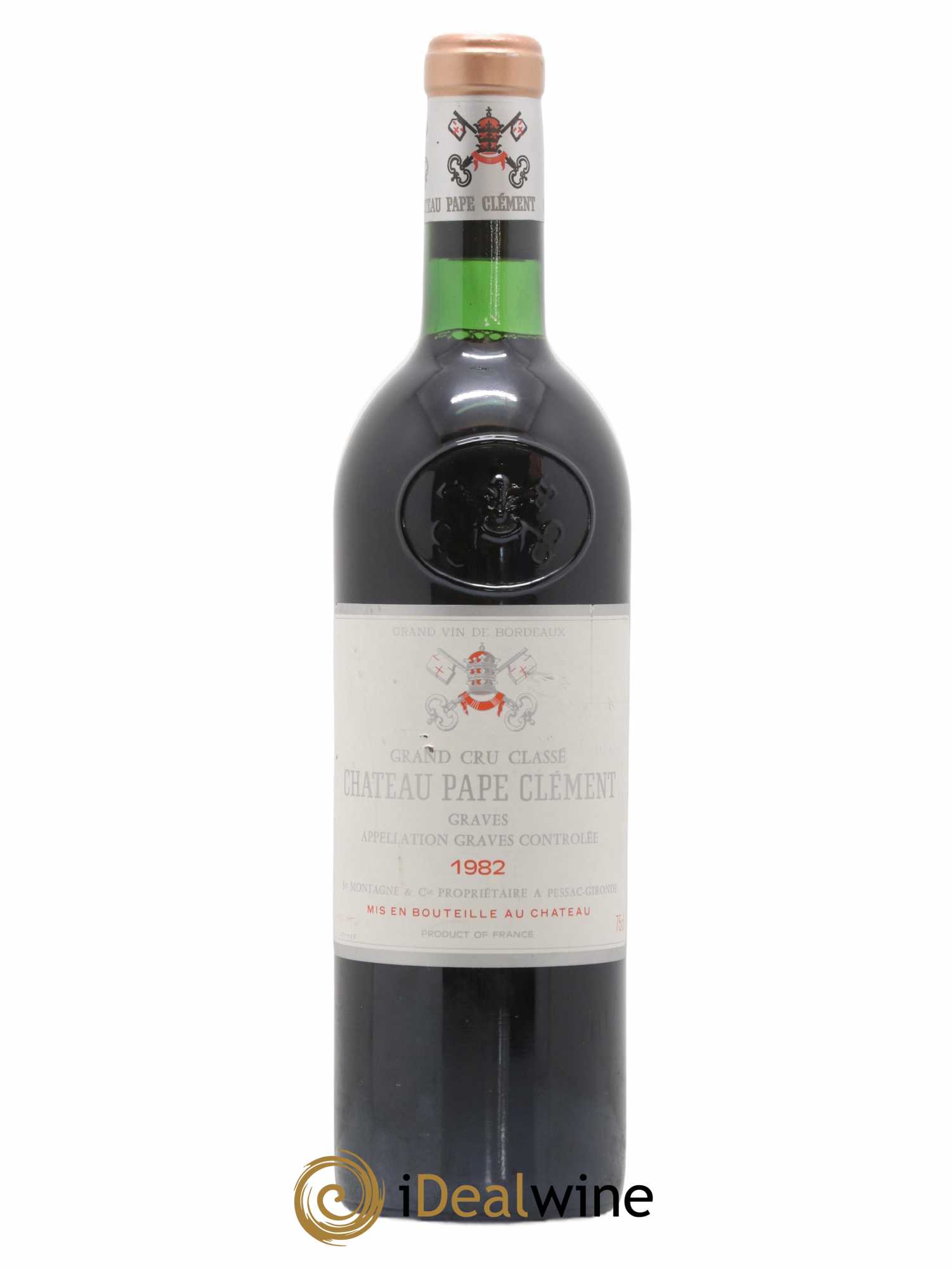 Château Pape Clément Cru Classé de Graves 1982 - Lot de 1 bouteille - 0