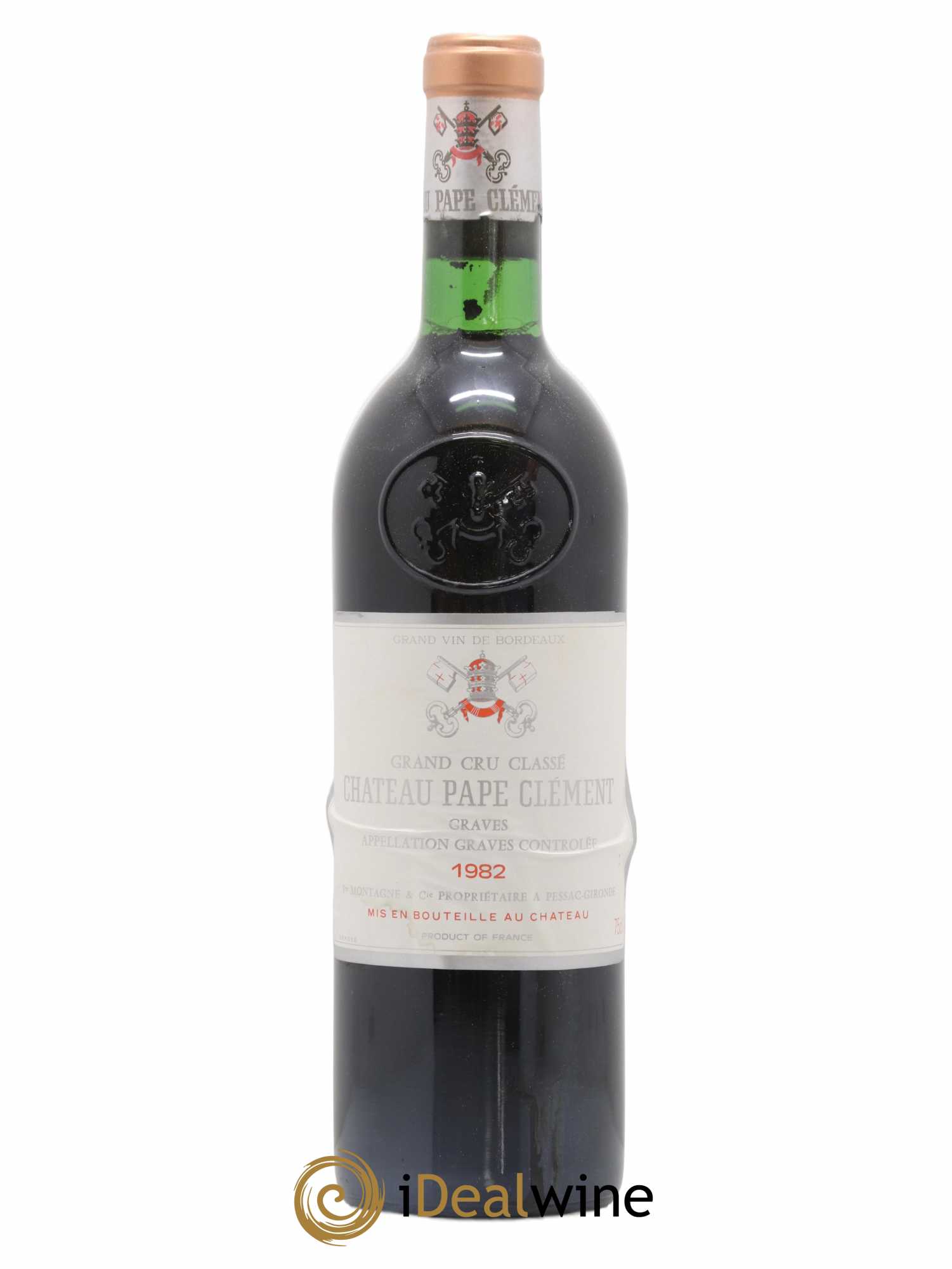 Château Pape Clément Cru Classé de Graves 1982 - Lot de 1 bouteille - 0