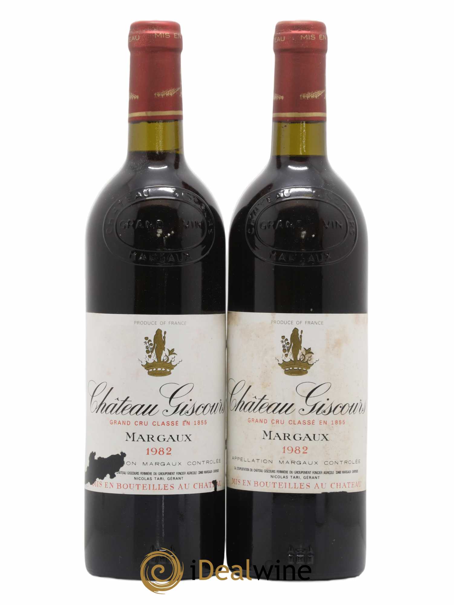 Château Giscours 3ème Grand Cru Classé 1982 - Lot de 2 bouteilles - 0