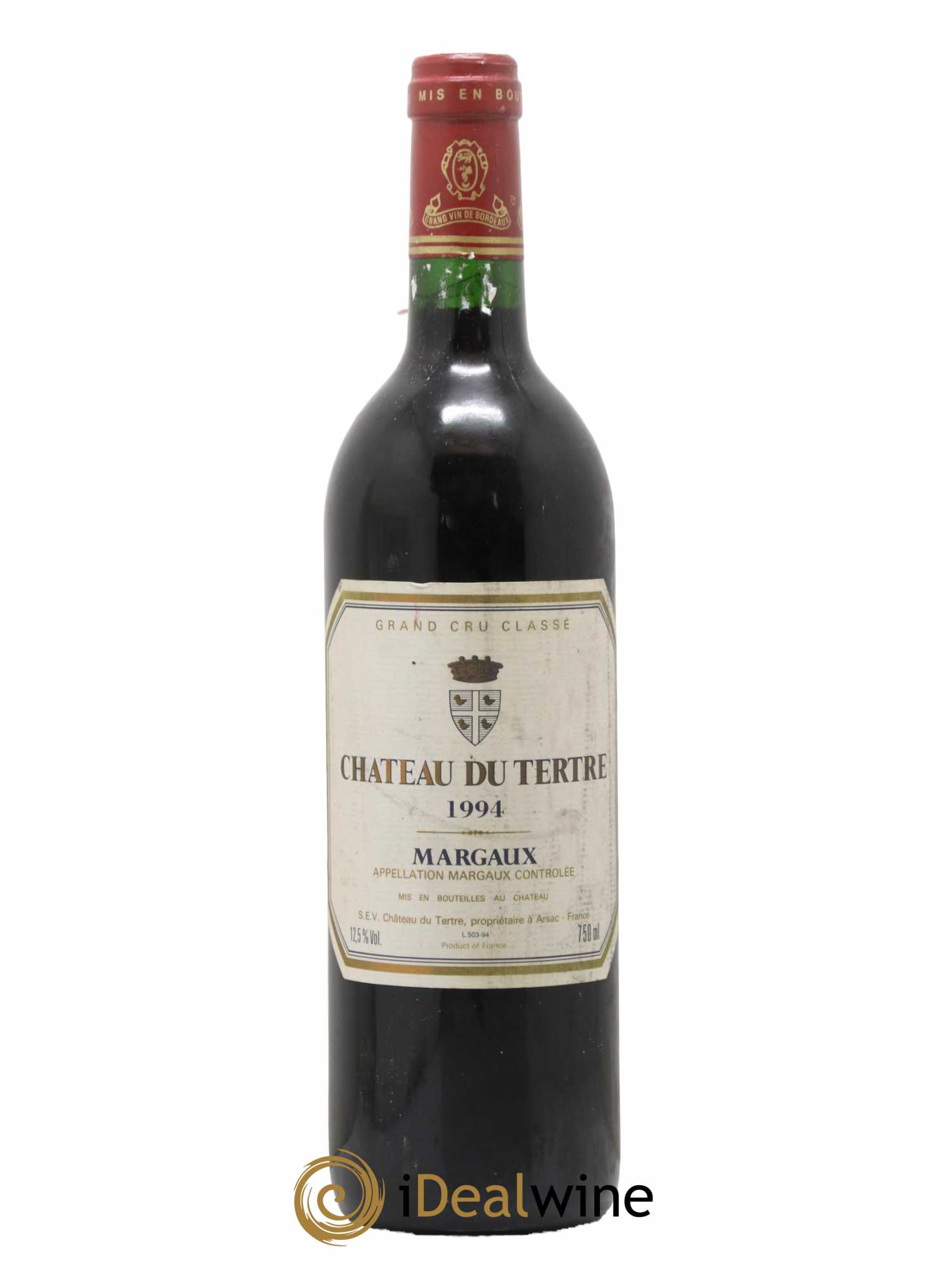 Château du Tertre 5ème Grand Cru Classé 1994 - Lot de 1 bouteille - 0