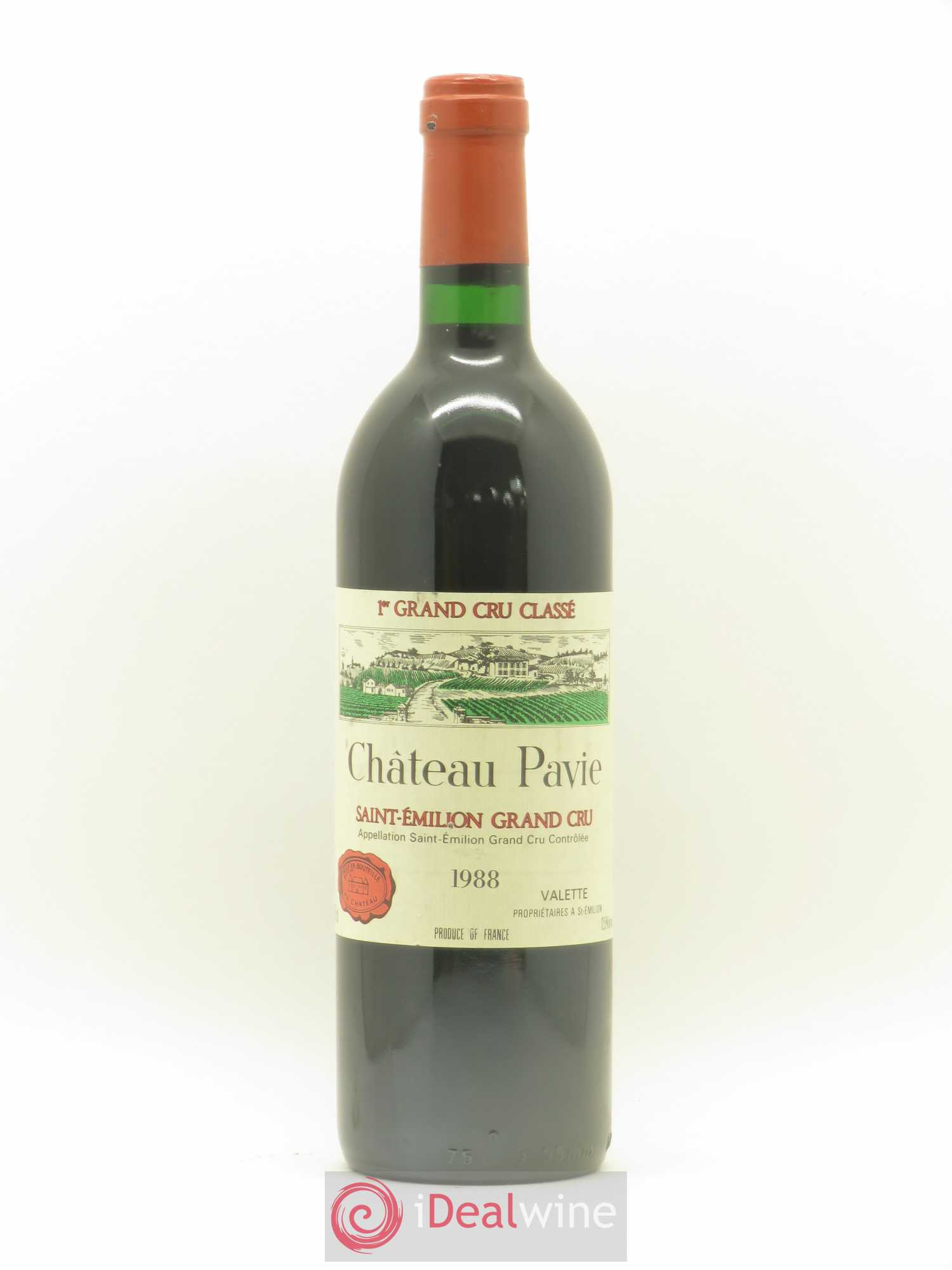 Château Pavie 1er Grand Cru Classé A 1988 - Lot de 1 bouteille - 0