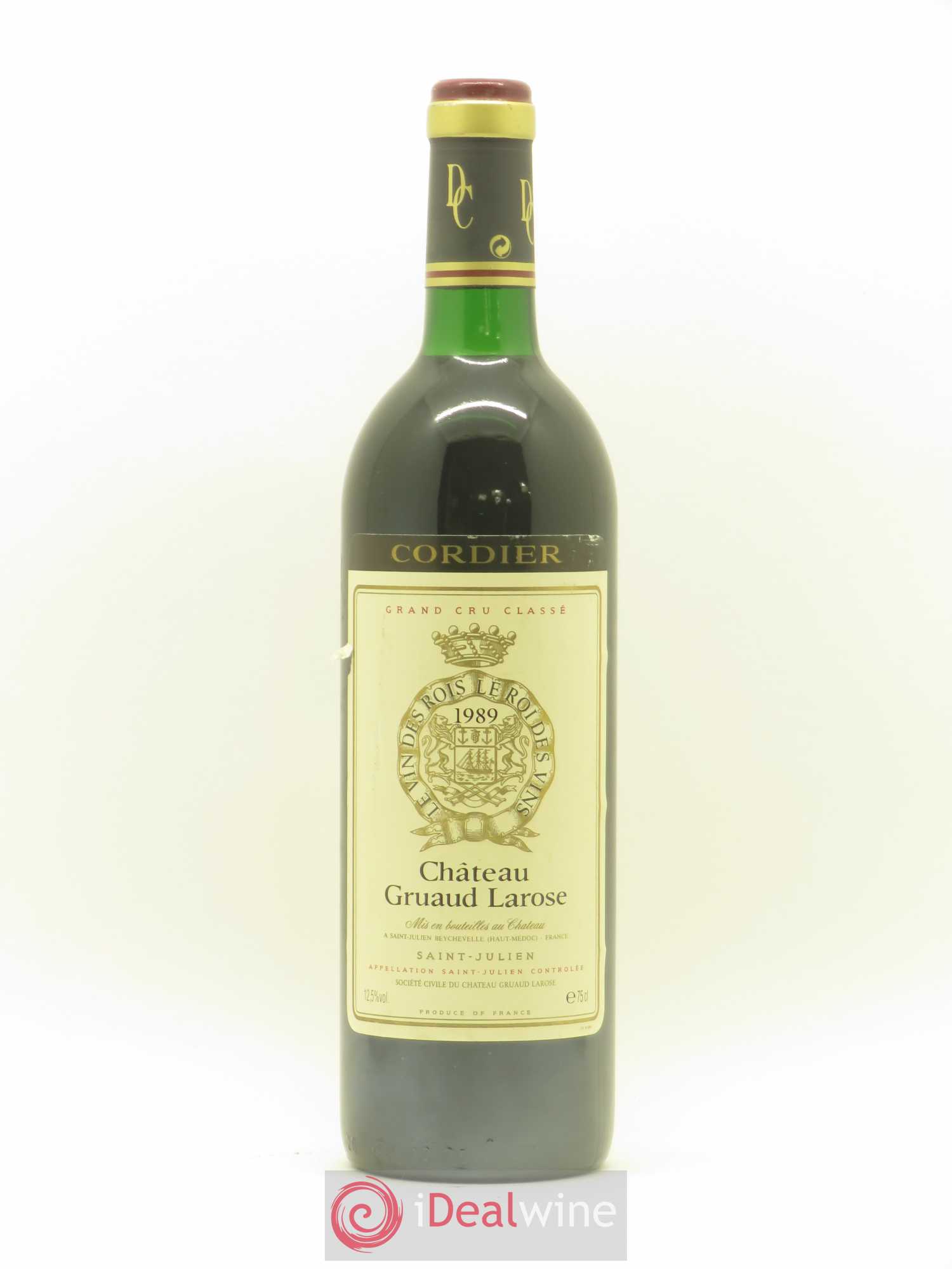 Château Gruaud Larose 2ème Grand Cru Classé 1989 - Lot de 1 bouteille - 0
